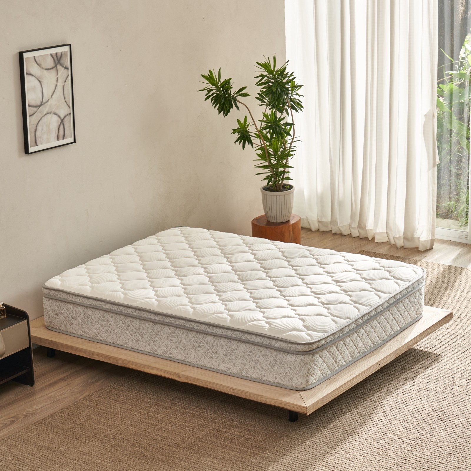 Full Size Mattress in a Box 12 Inch Hybrid Gel Memory Foam Pocket Spring Bedroom