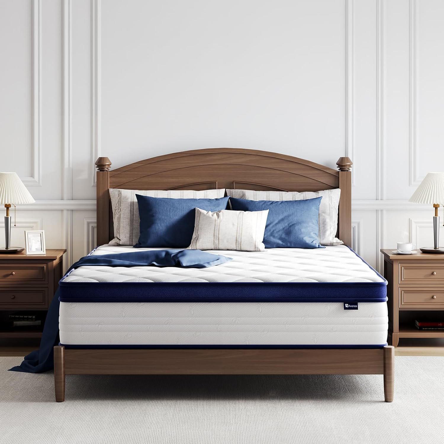 14″ King Pocket Spring Mattress for Silent Sleep & Ultimate Support