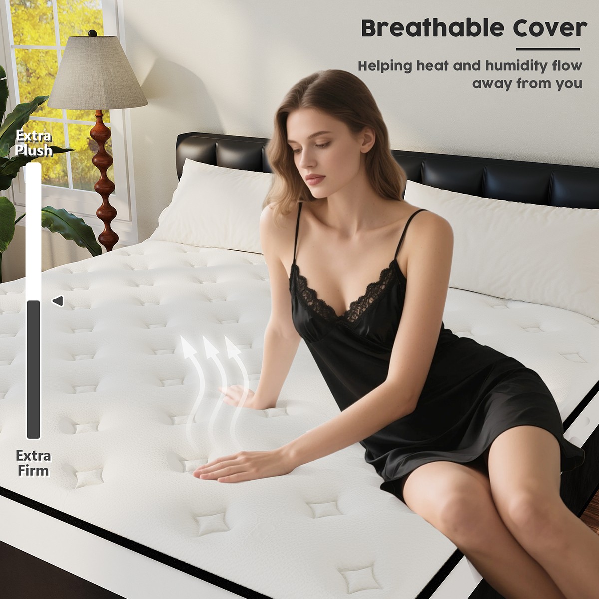 12″14″ Hybrid Mattress in A Box InnerSpring Gel Memory Foam Twin Full Queen King