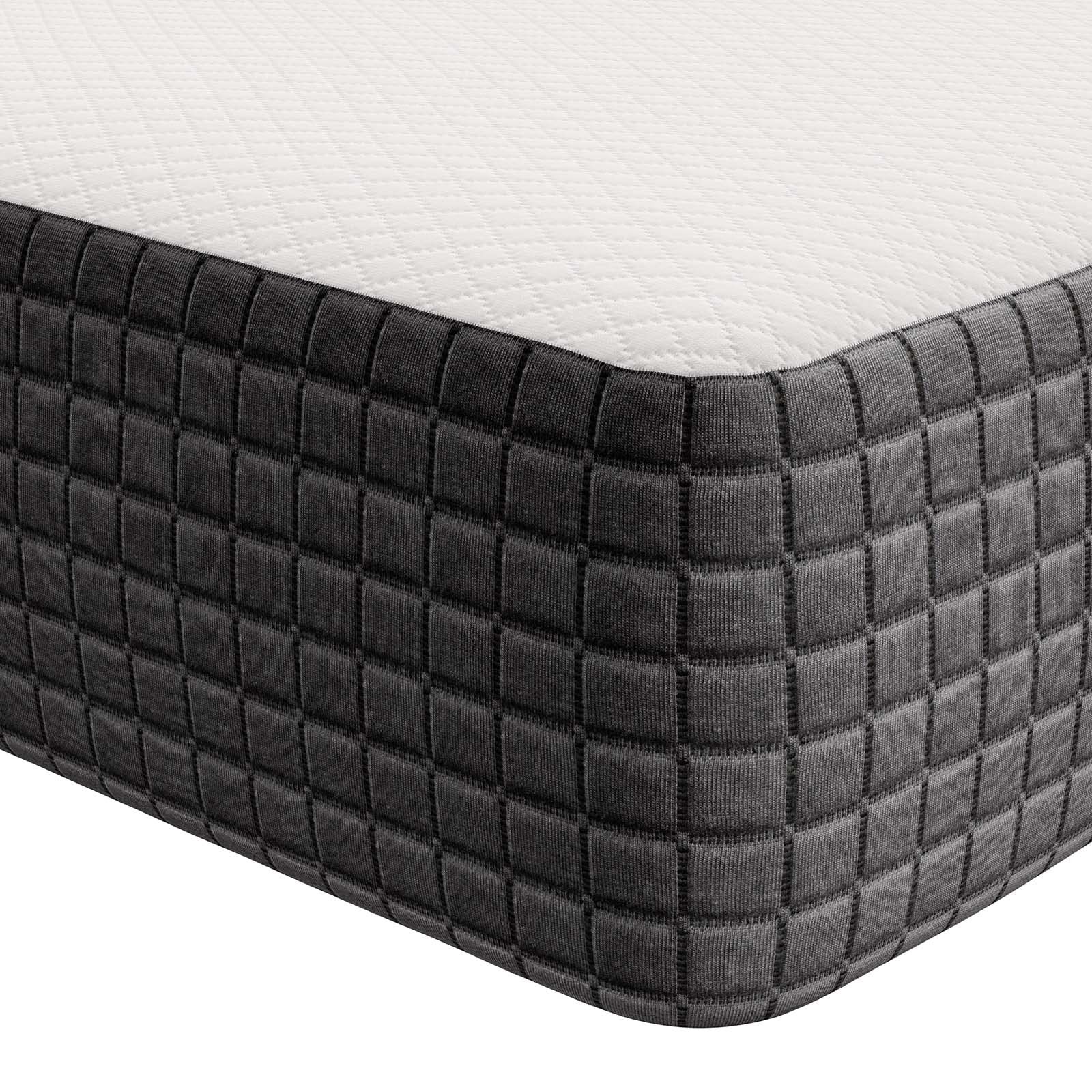Modway Aveline 8″ Modern Style Memory Foam Queen Mattress in White