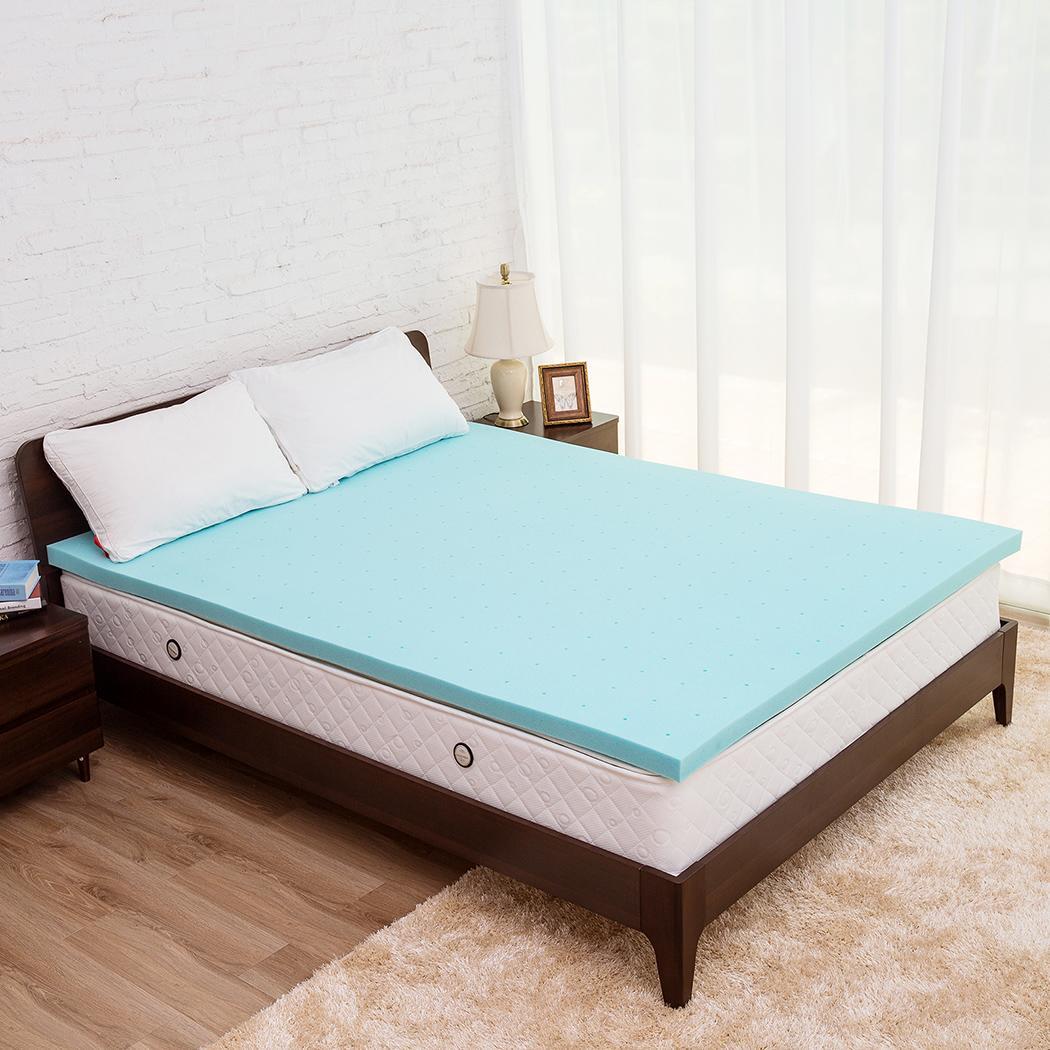 Memory Foam Mattress Topper-2” 3” Gel Infused Ventilated Design Mattress Pad