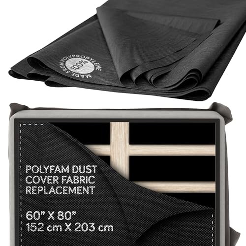 Bed Dust Cover – Bottom Cloth/Replacement Fabric for Underside of Full Queen Bed