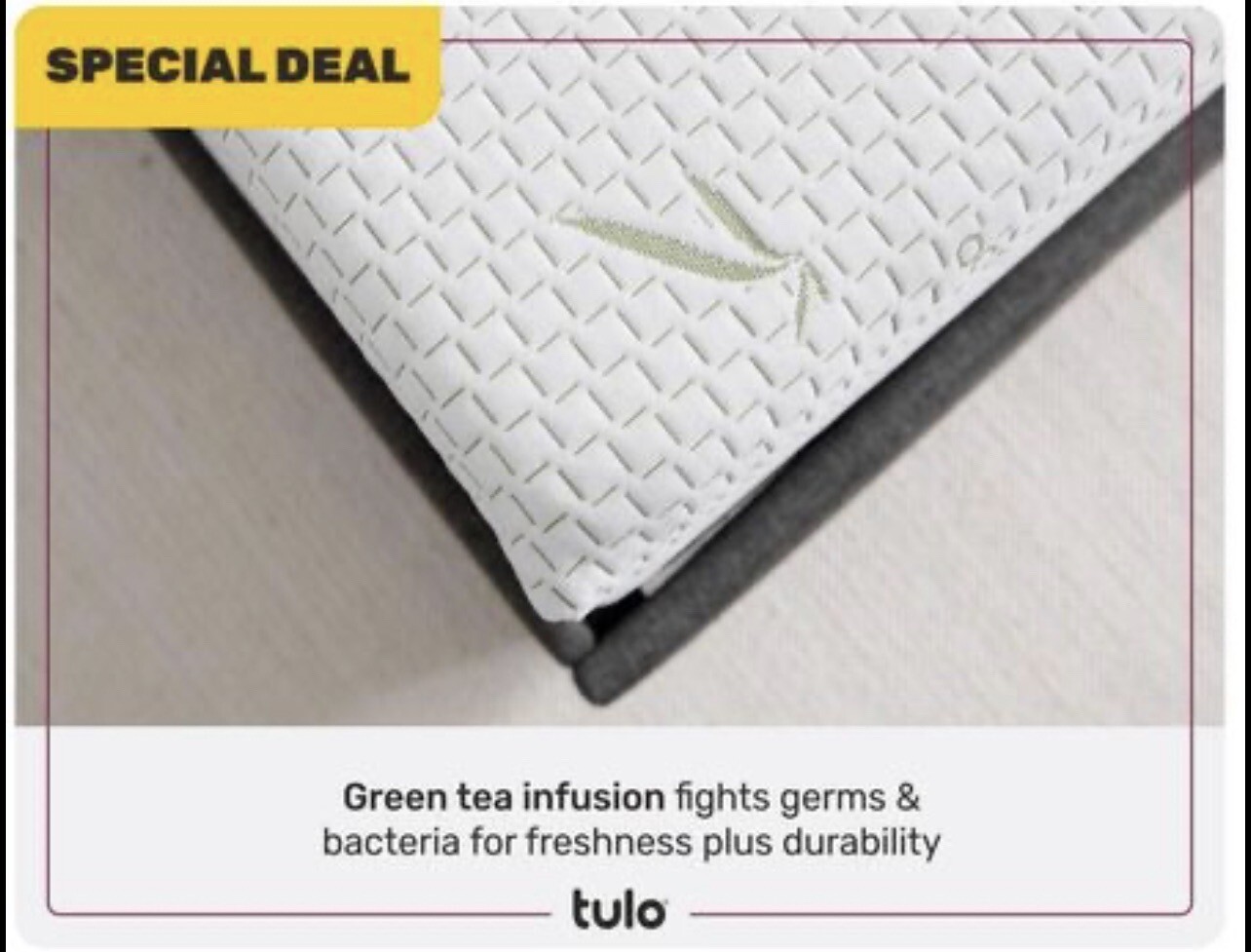 Mattress Firm Bed Mattress Tulo Bamboo Medical Memory Foam Twin size – XL 8”
