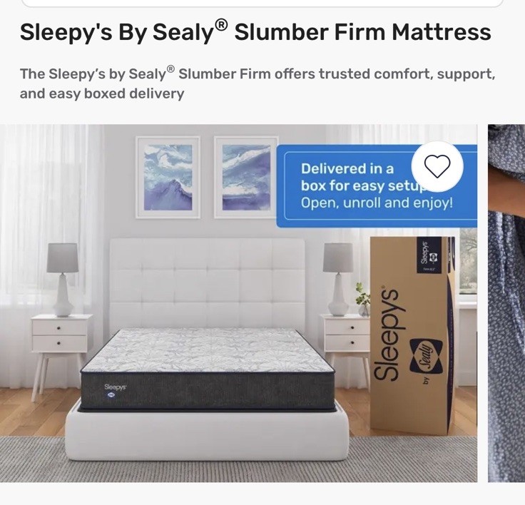 Sleepy’s by Sealy Slumber Firm Mattress Full Size New In Box
