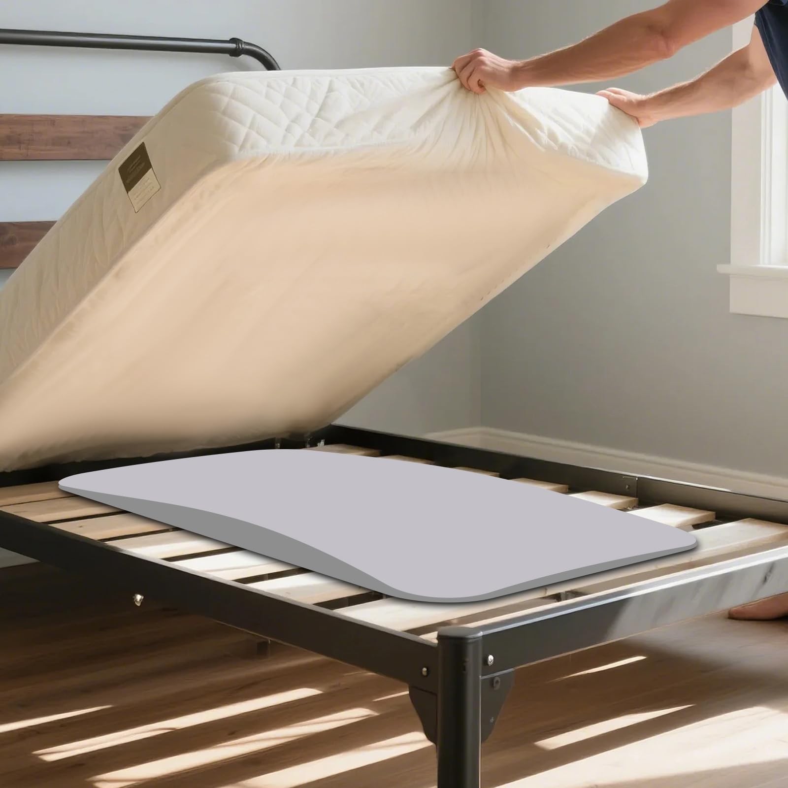 Sagging Mattress Support 2 Inch 40D High Density 60×24 Grey Foam Bed Board