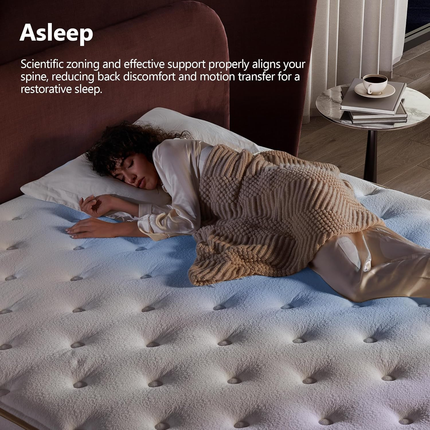 Queen,14inch Queen Hybrid Mattress in a Box Memory Foam Mattress Full Size Firm