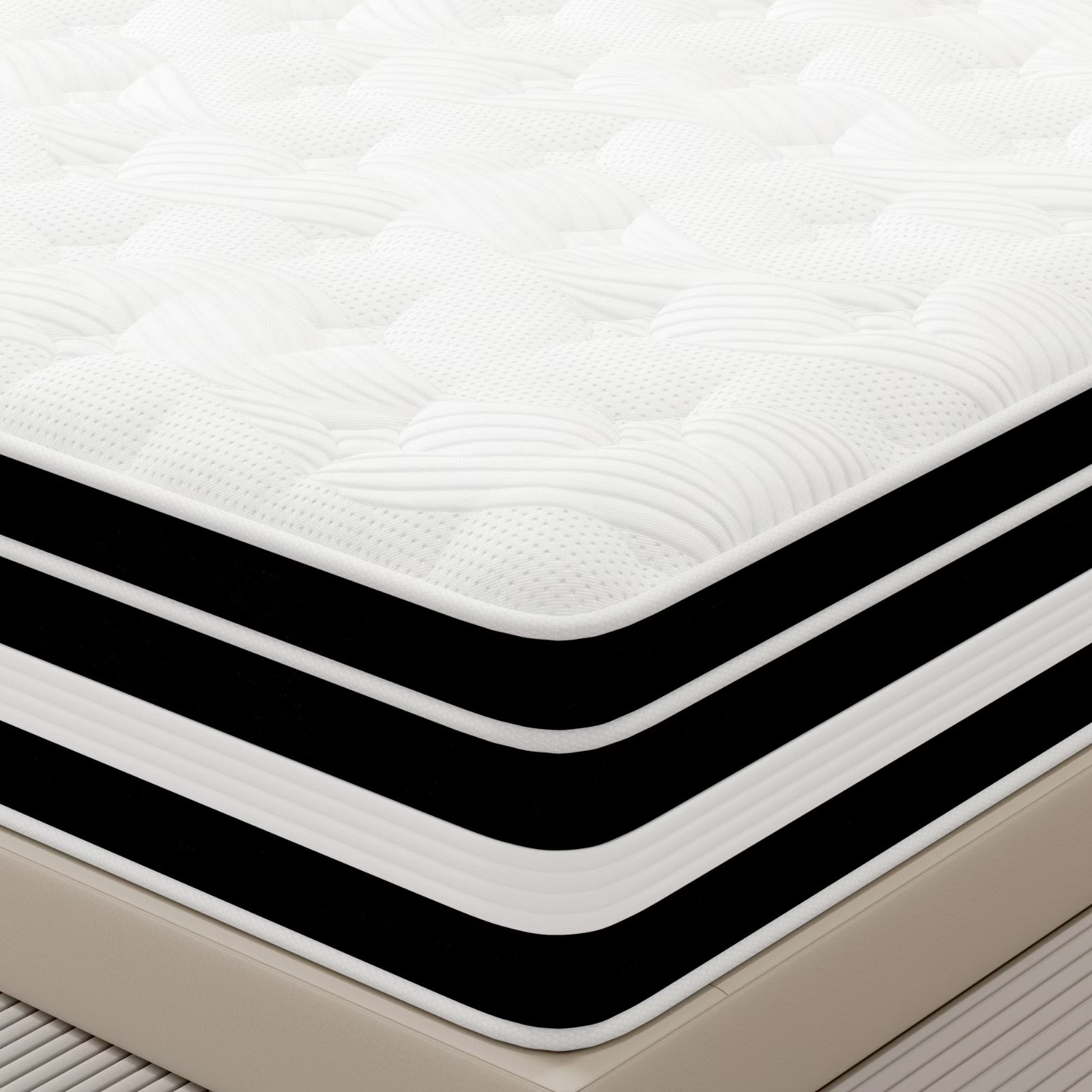 Brand New 14″ Gel Memory Foam Spring Hybrid Mattress Twin/Queen Bed In a Box