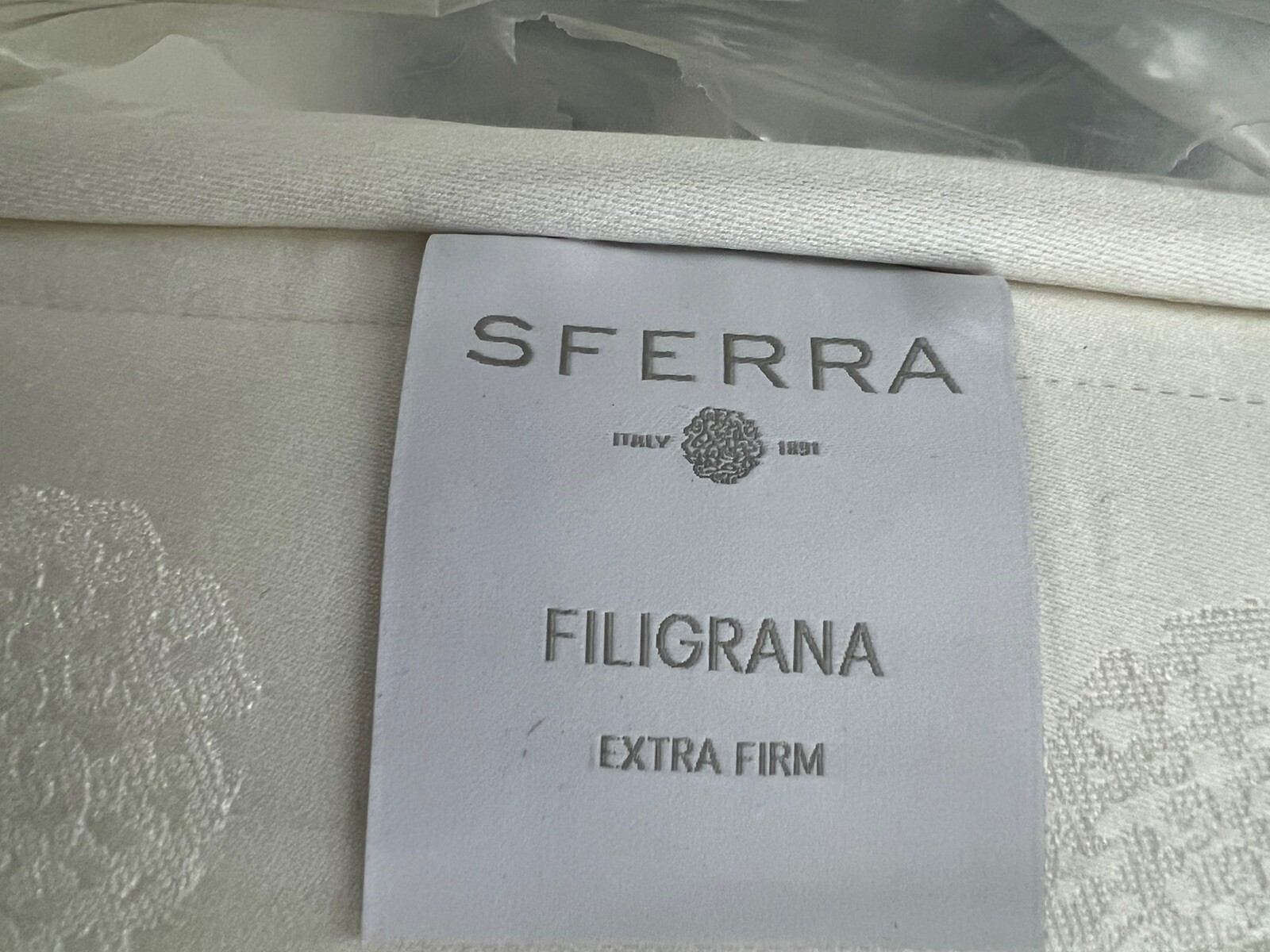 SFERRA FILIGRANA FIRM QUEEN MATTRESS NEW LUXURY CLOSEOUT FAST SHIP