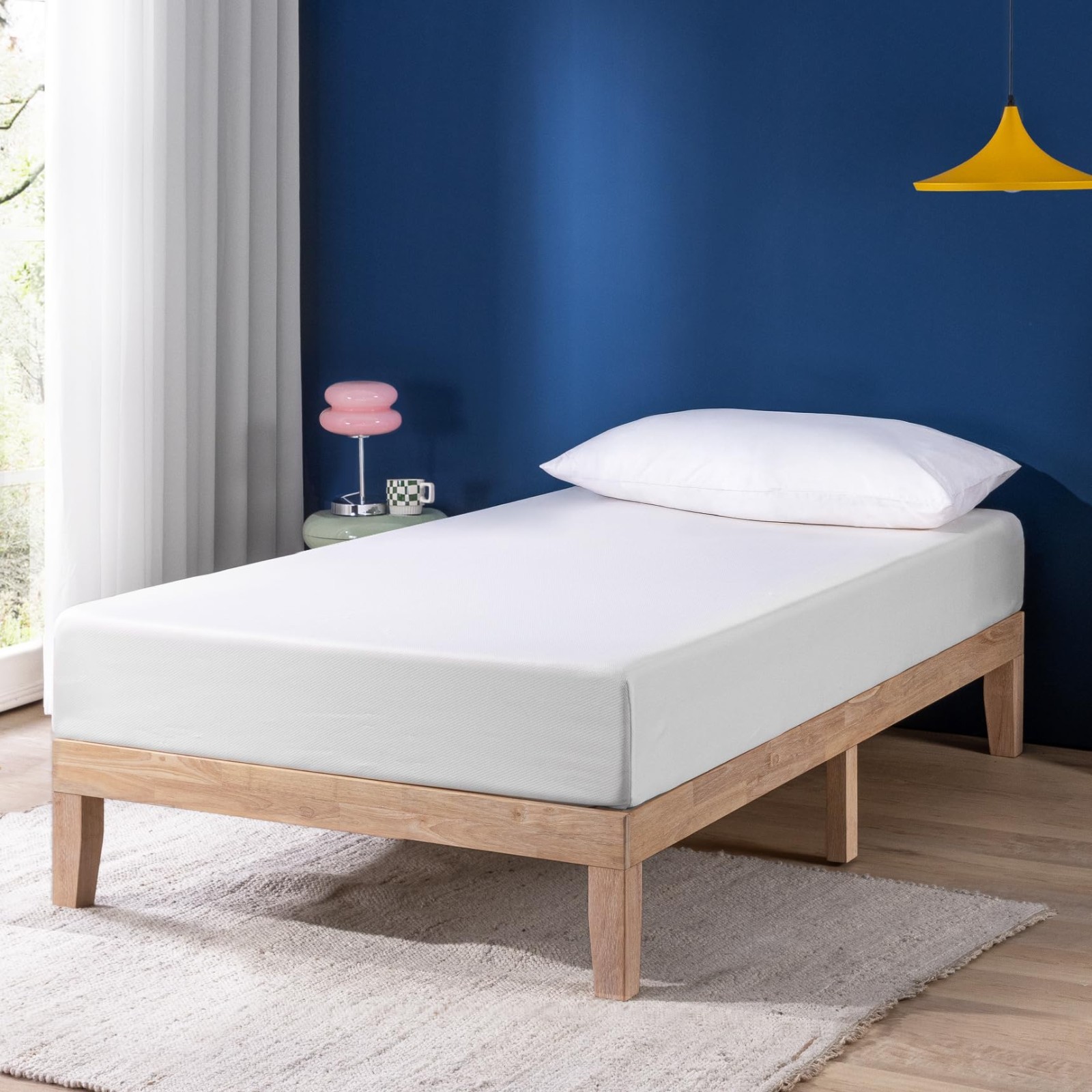8″ Medium Firm Memory Foam Mattress – Cooling Gel Infused, Safe Materials, Twin