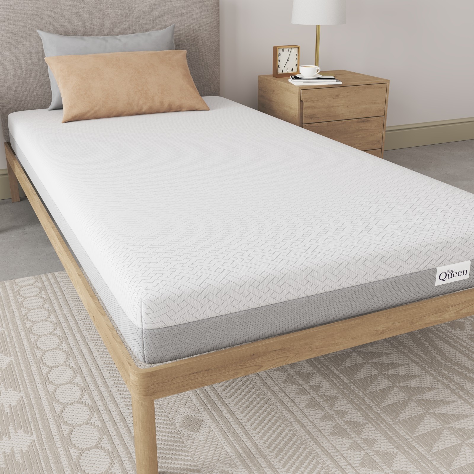 Twin Memory Foam Mattress 6 Inch Medium Firm Mattress in a Box
