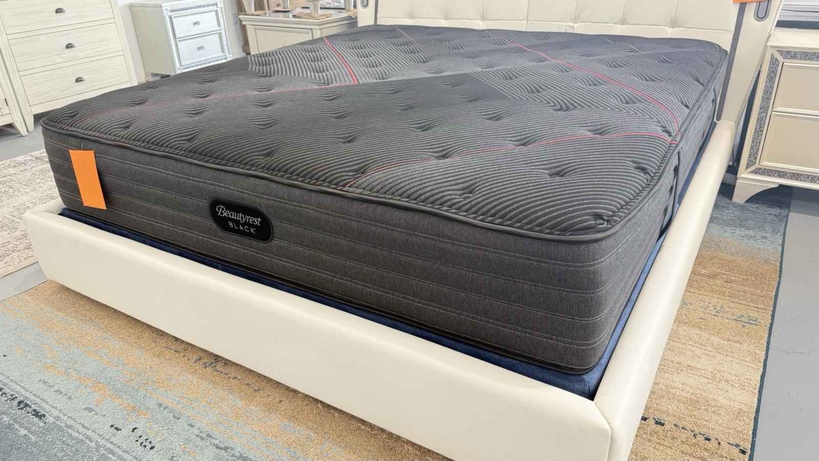 Simmons Beautyrest Black C-Class Firm KING Mattress w/Rize Adjustable Base