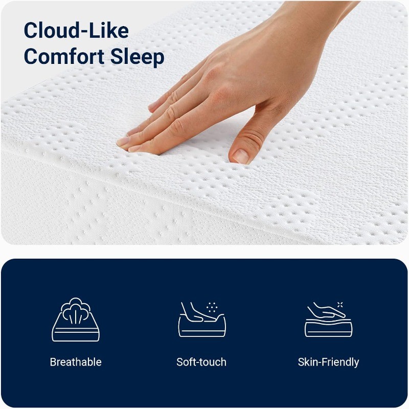 Twin Mattress, 5 Inch Twin Size Mattress for Kids, Gel Memory Foam Mattresses