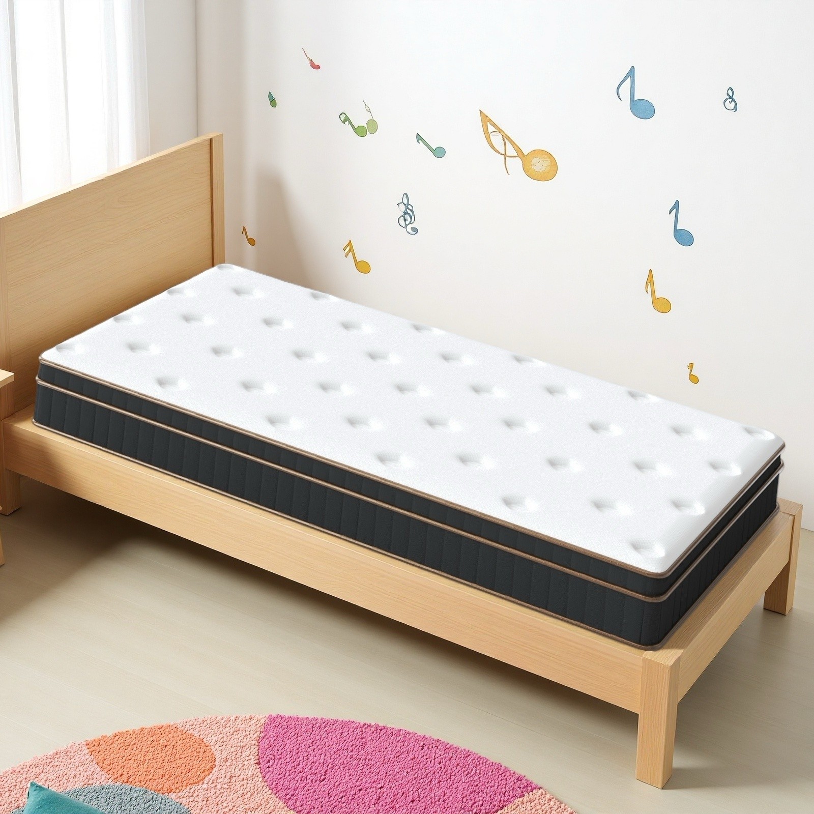 Twin Innerspring Mattress 10″ – Medium Firm Breathable For Dorms Guests