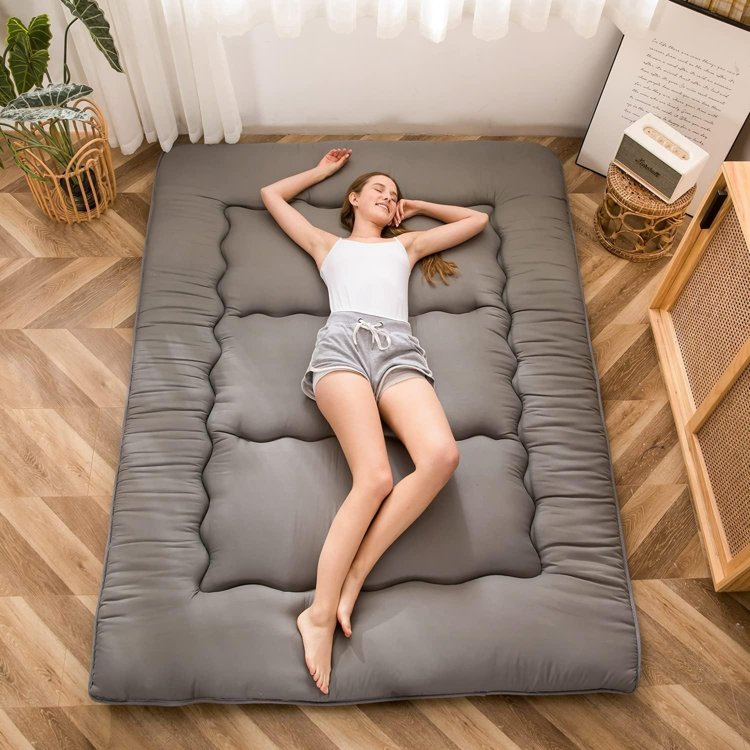 MAXYOYO Japanese Floor Mattress Futon Mattress, Thicken Tatami Mat #1129UUP1