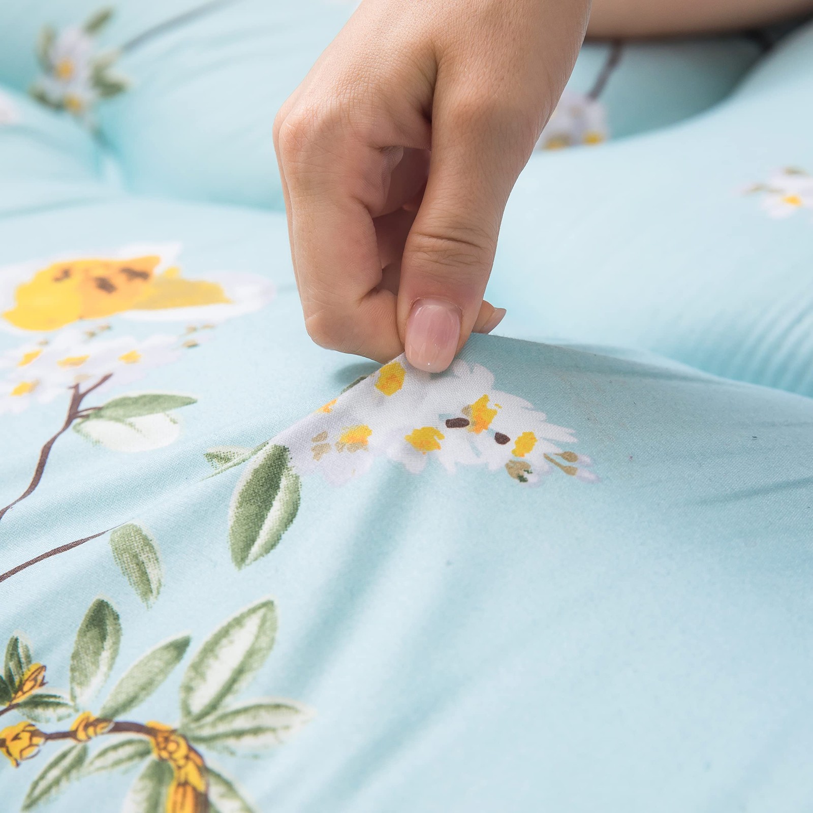 Rustic Floral Korean Floor Mattress, Foldable Mat Roll Up Camping Mattress, T…