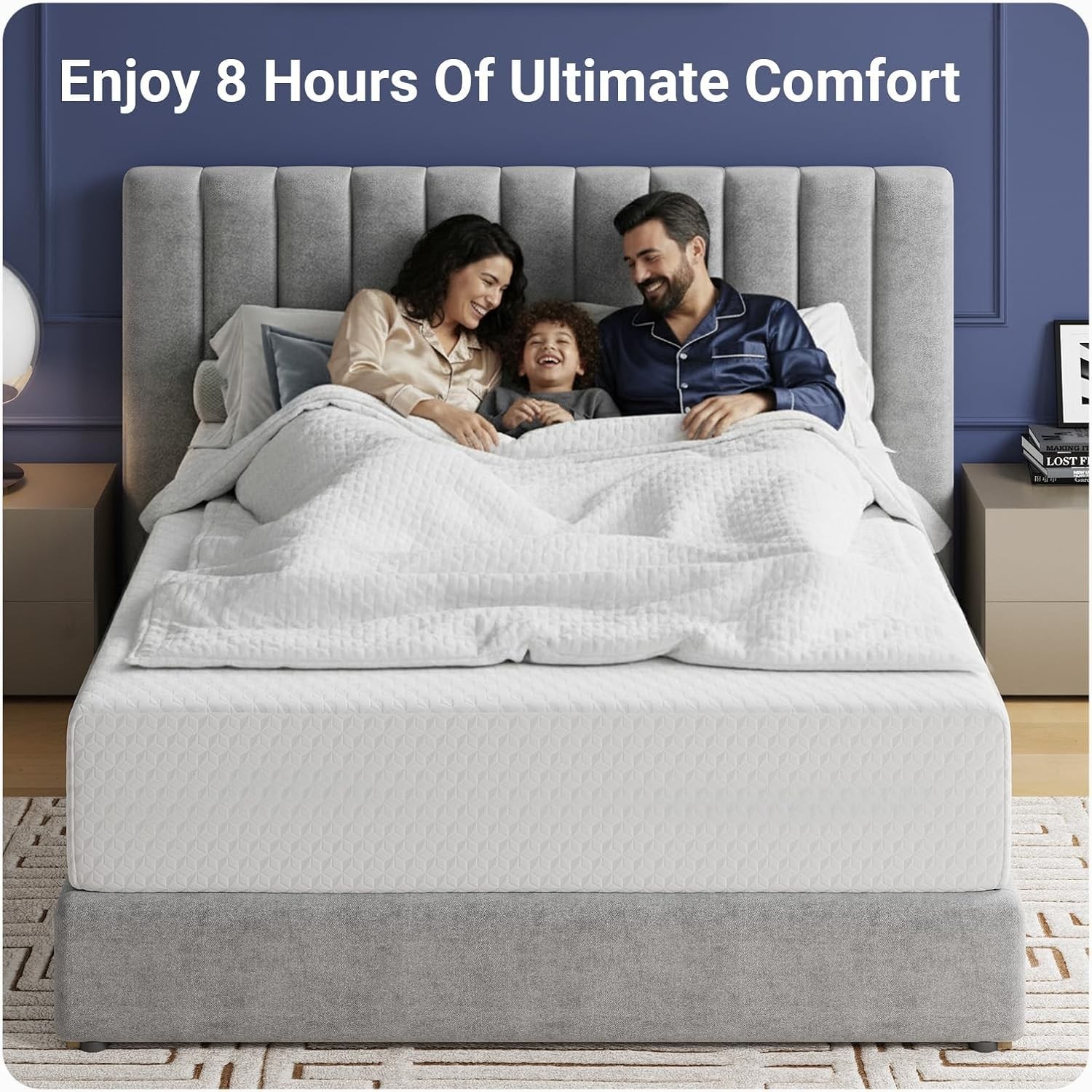 Queen Mattress, 12 Inch Queen Memory Foam Mattress in a Box for Refresh Sleep…