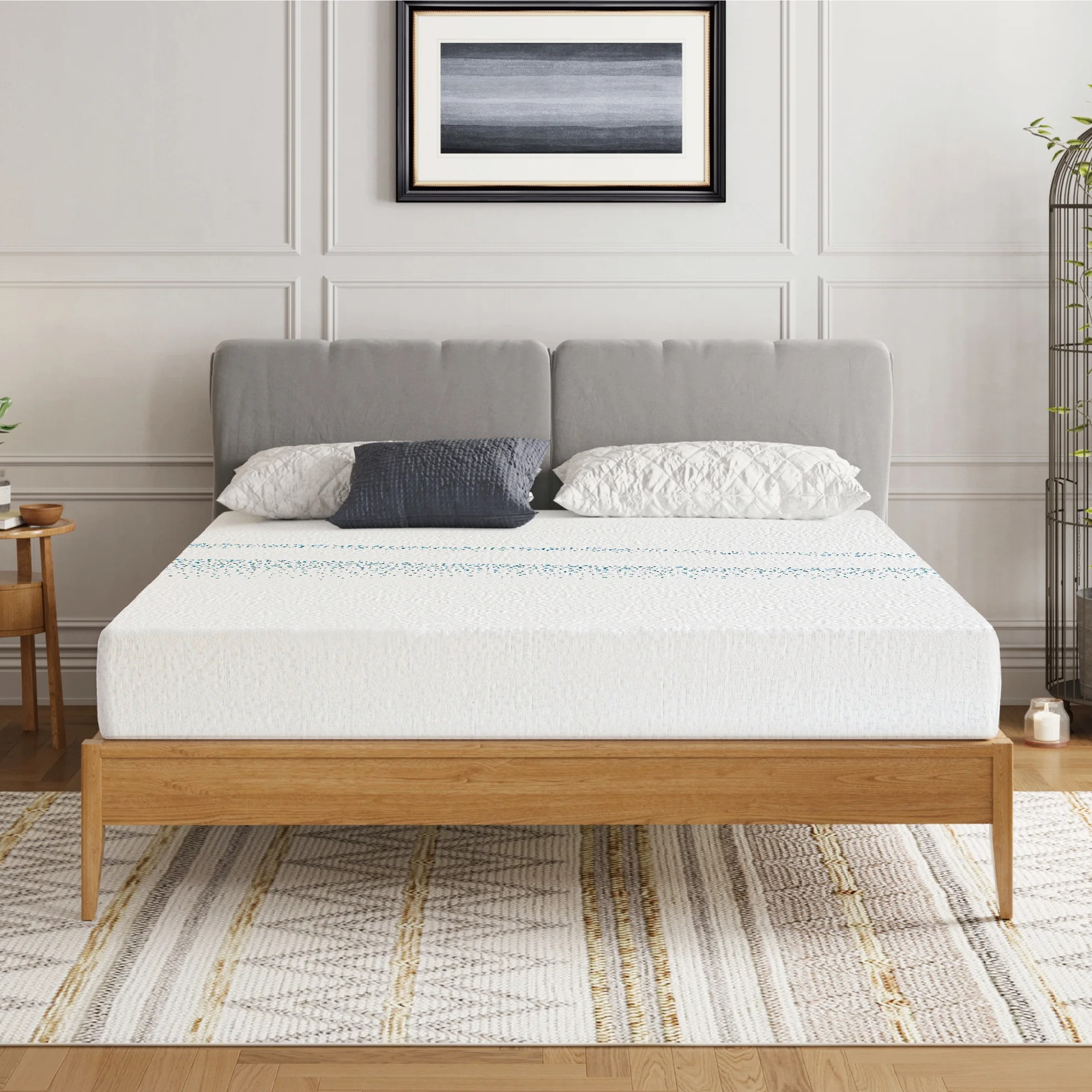 Memory Foam Mattresses Medium Firm Jacquard Cover Twin/Full/Queen