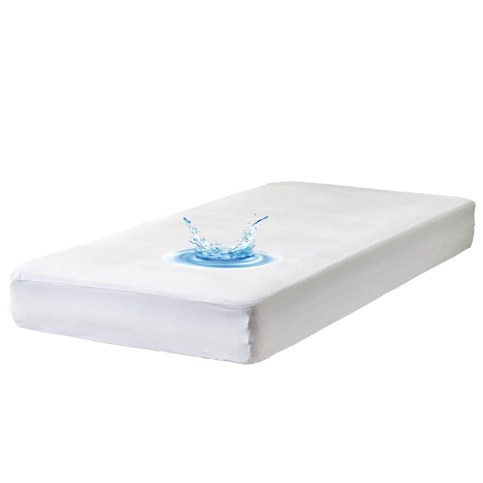 Waterproof RV Bunk Mattress Protector for Bunk=Narrow Twin (30×75), White