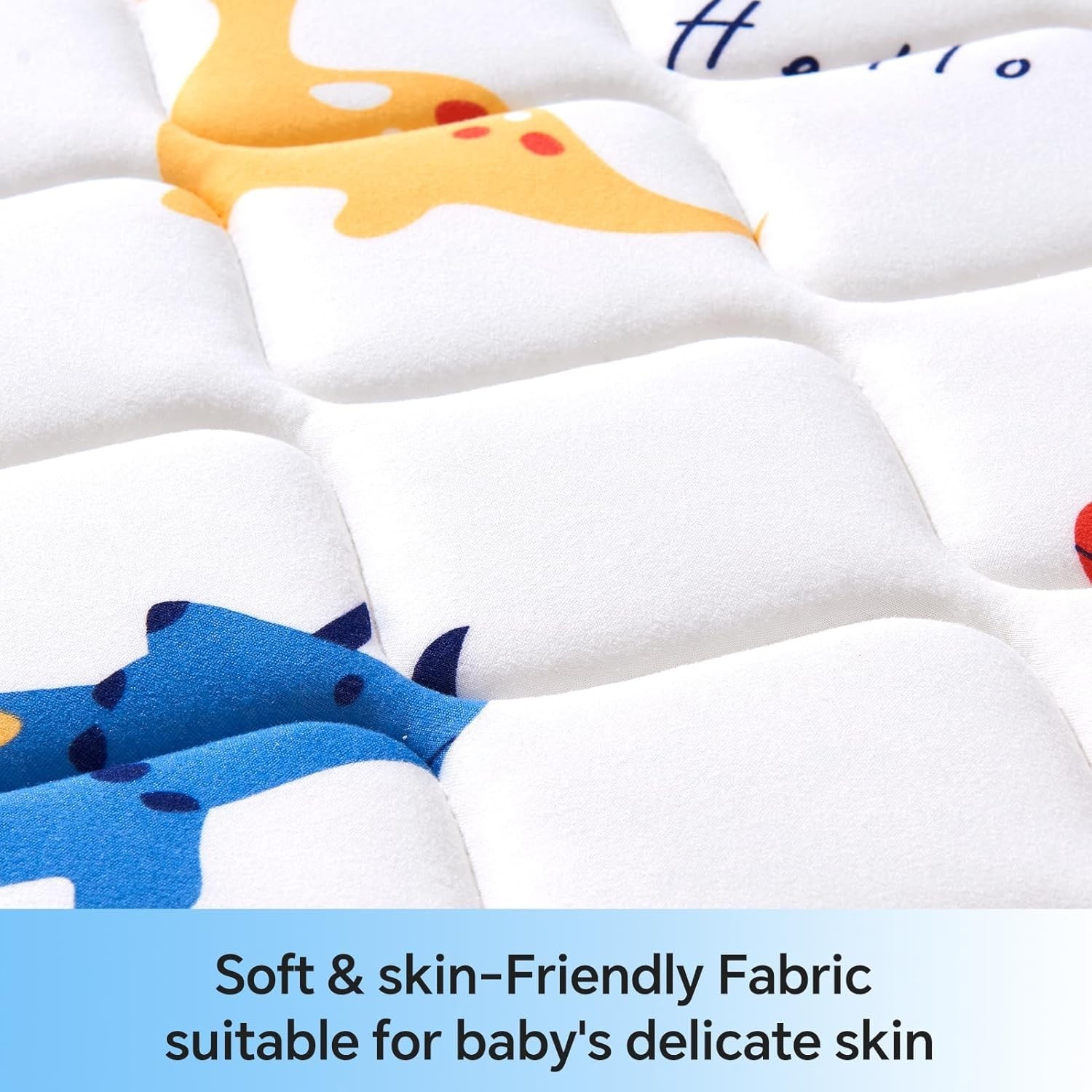 Pack and Play Mattress 38″ x 26″ x 1.5″, Firm Support and Comfort Foam, Soft …