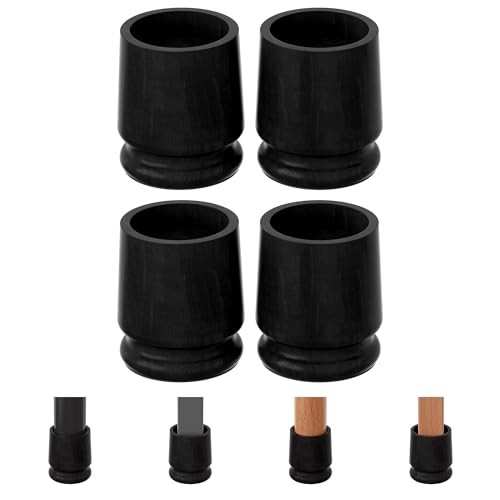Large Bed Risers Heavy Duty, 5″ H(Inner 4″ H), 2200 LBS 5″H(Inner 4″H) Black