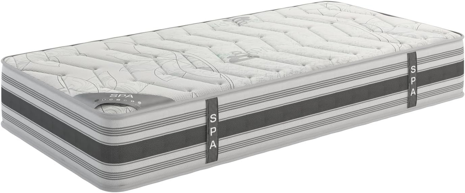 12″ Twin Plush Hybrid Mattress with Comfort & Pressure Relief – Made in USA