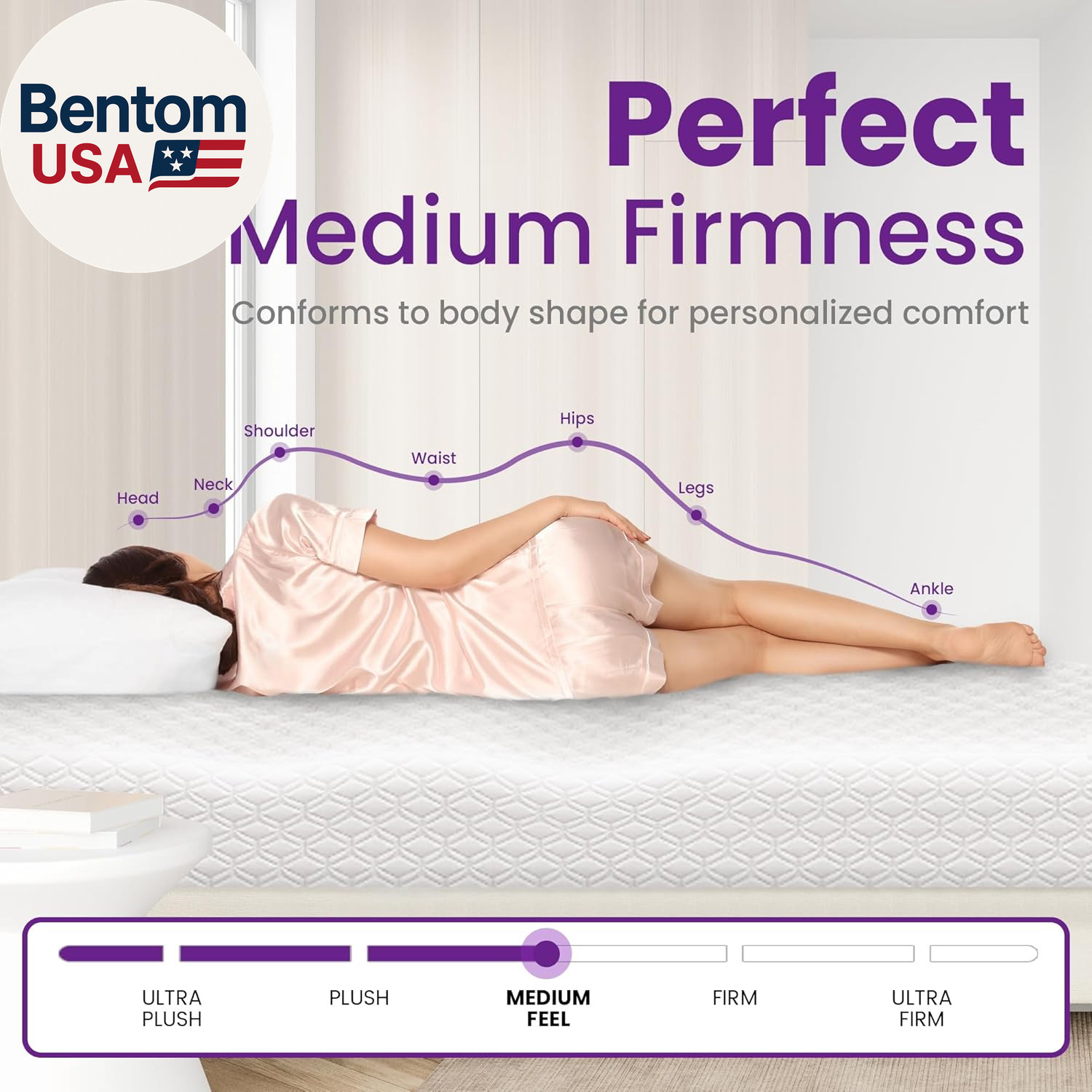 5 Inch Twin Cooling Gel Memory Foam Mattress Medium Firm Pressure Relief Certipu