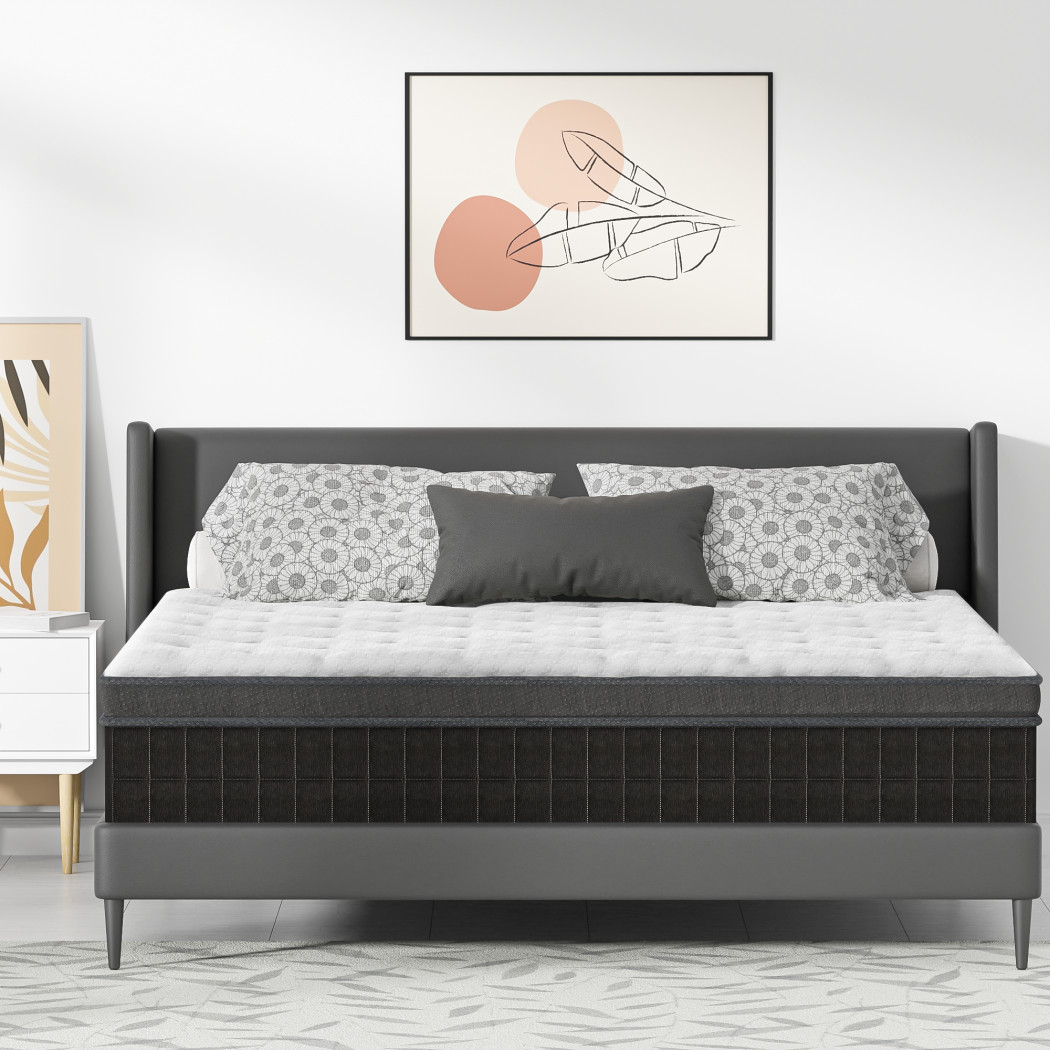 10″12″14″ Gel Memory Foam Mattress Luxury Hybrid Spring Twin Full Queen King