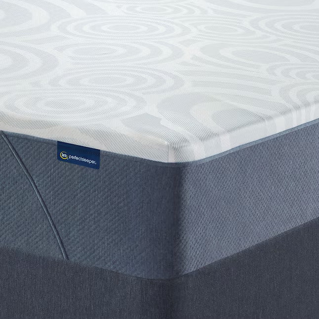 Queen Serta Perfect Sleeper Nestled Night 10” Medium Firm Gel Memory Foam