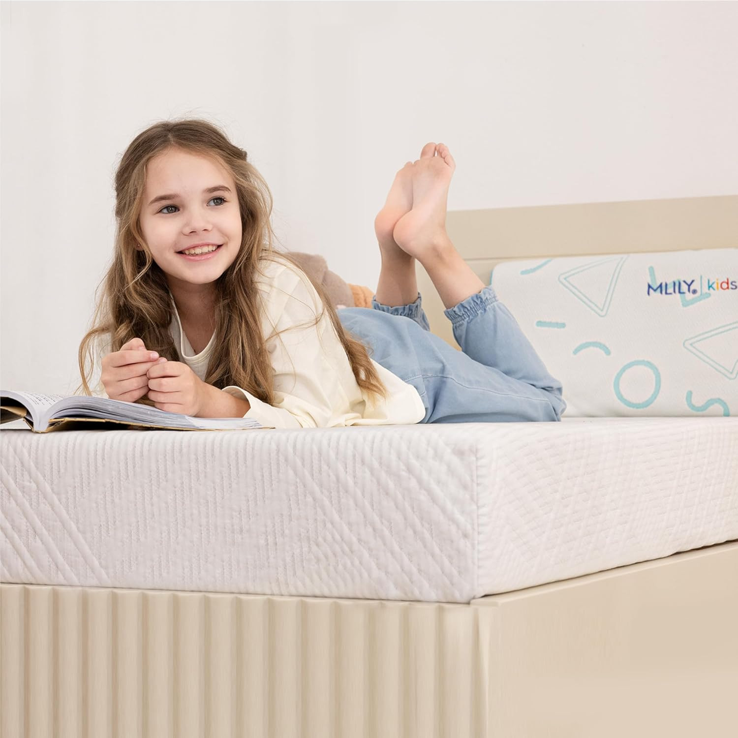 Twin Mattress 5 Inch Memory Foam Medium Firm Gel Cooling Bed in Box Kids