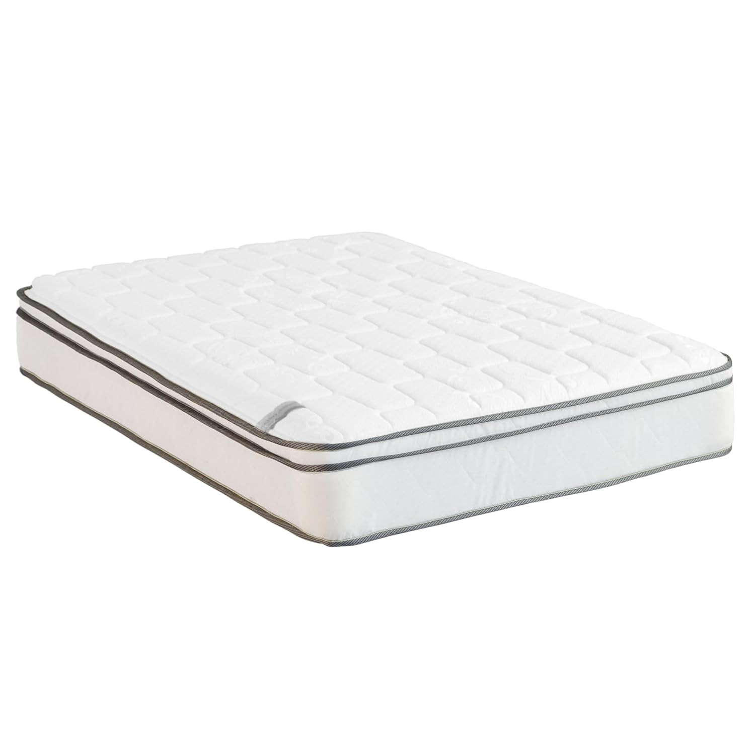 8-Inch Twin Hybrid Euro Top Mattress with Pocket Coils & Motion Isolation