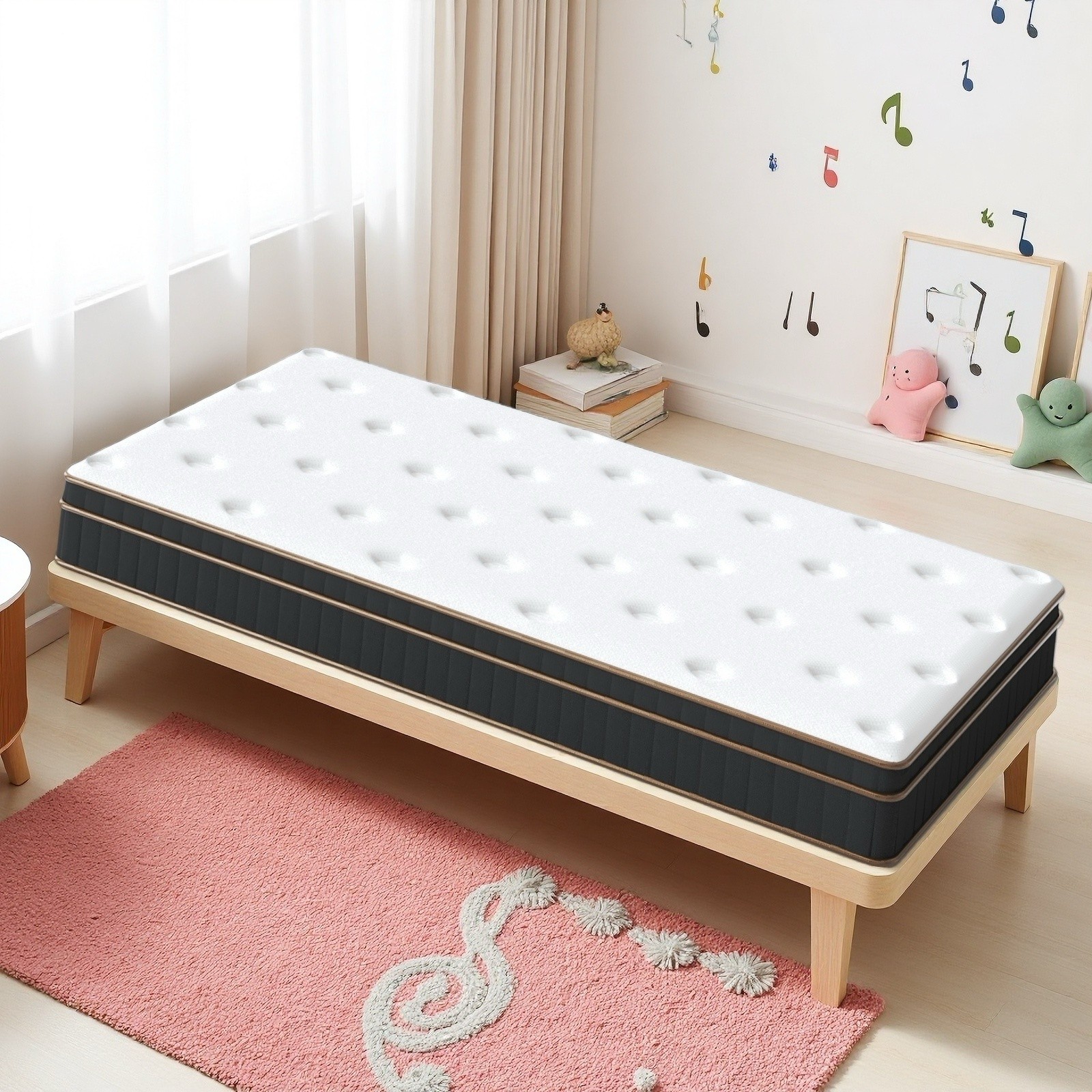 Twin Innerspring Mattress 10″ – Medium Firm Breathable For Dorms Guests