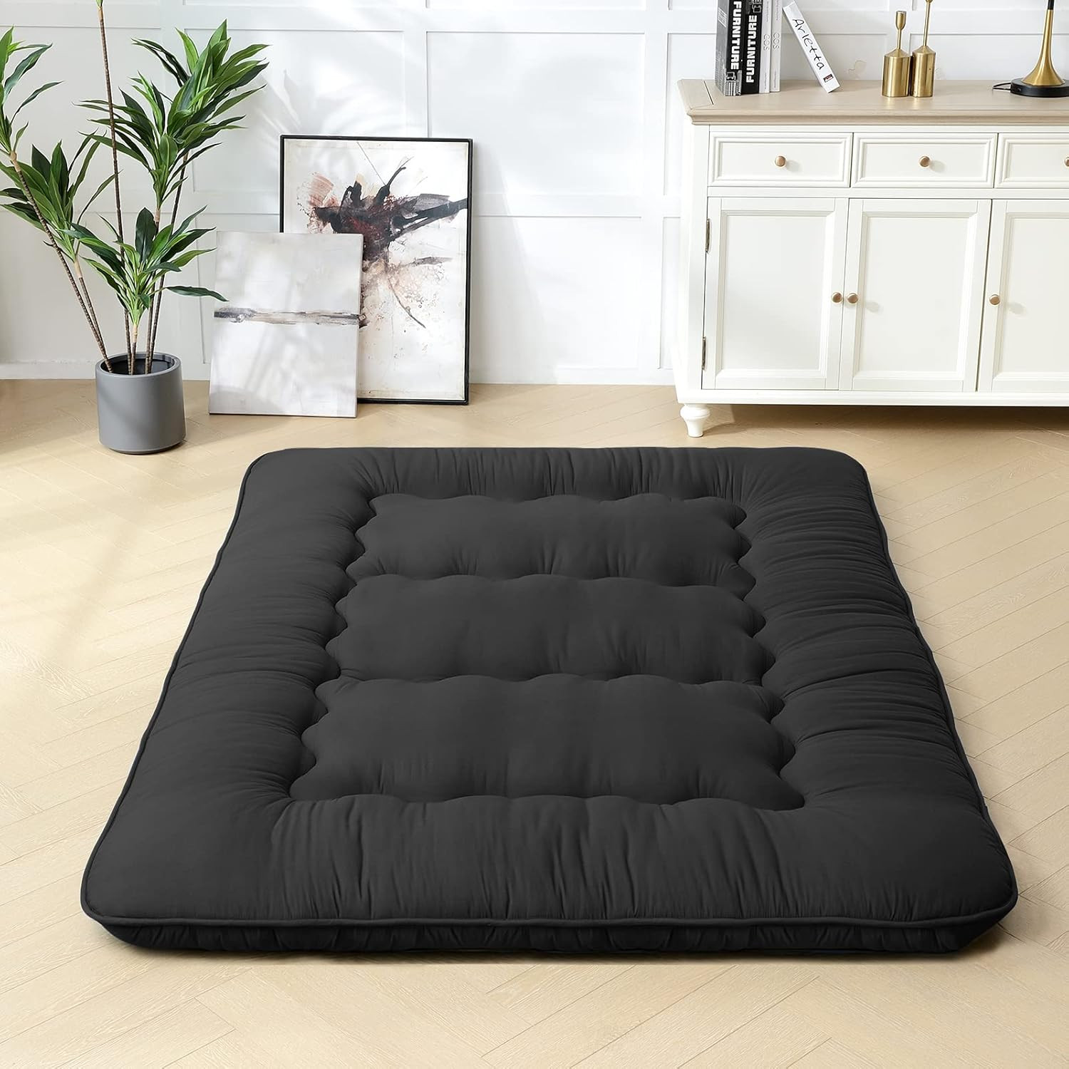 Futon Mattress – Thicken Sleeping Mat for Floor, Folding Mat for Adults & Kids,