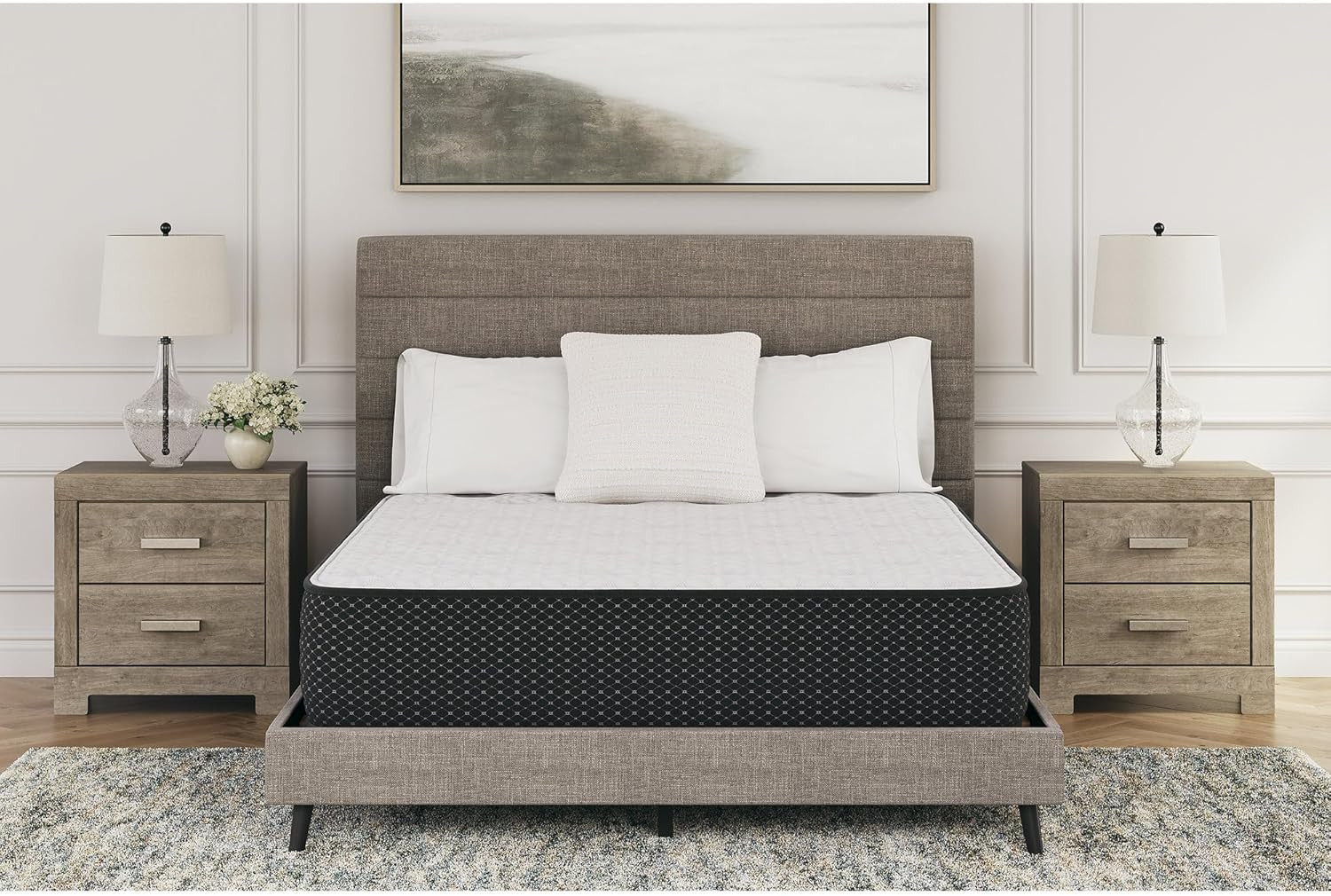 Ashley Limited Edition 12″ Hybrid Mattress with Gel Foam & Edge Support, Queen