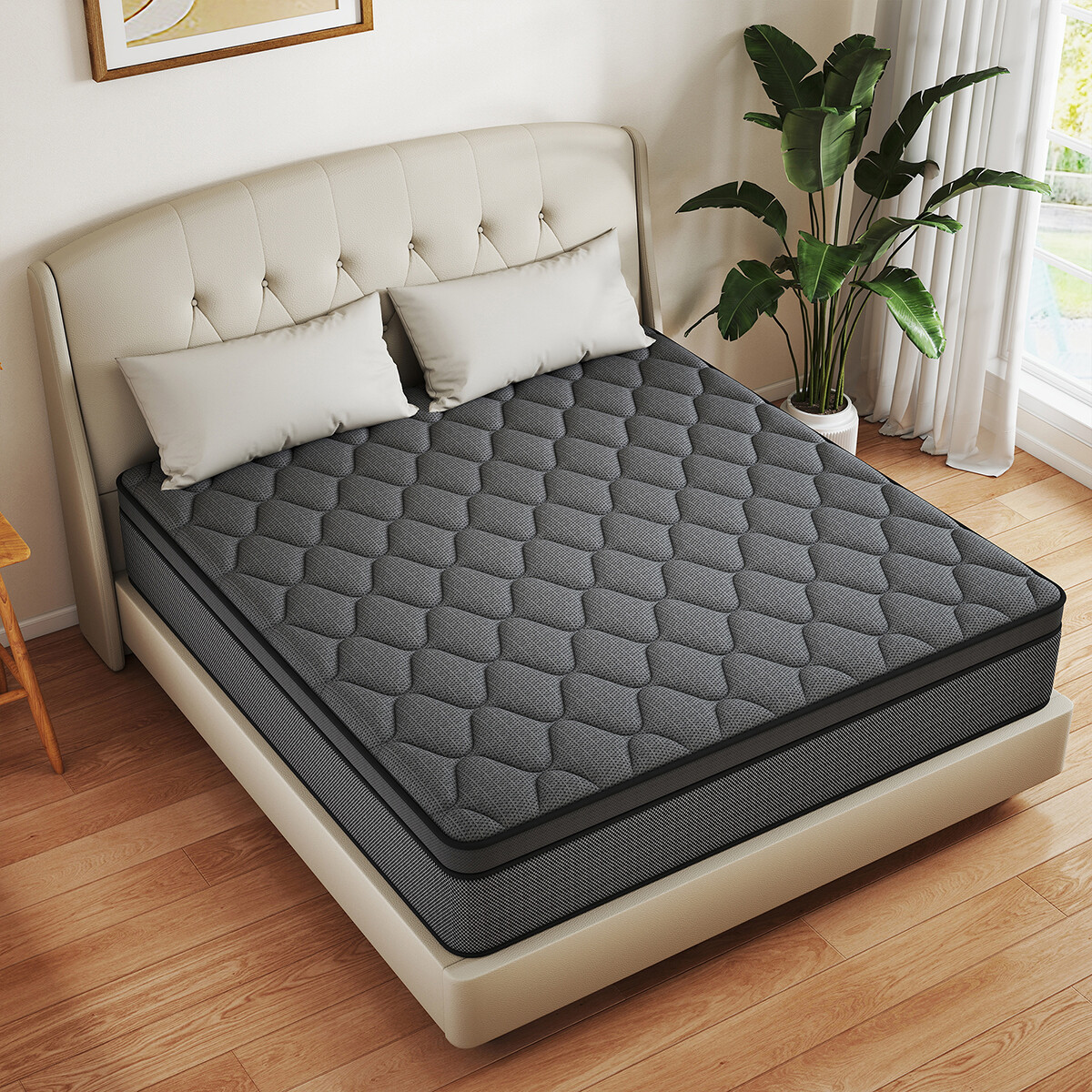 12″ Mattress In a Box Gel Memory Foam Pocket Spring Twin Full Queen King Size
