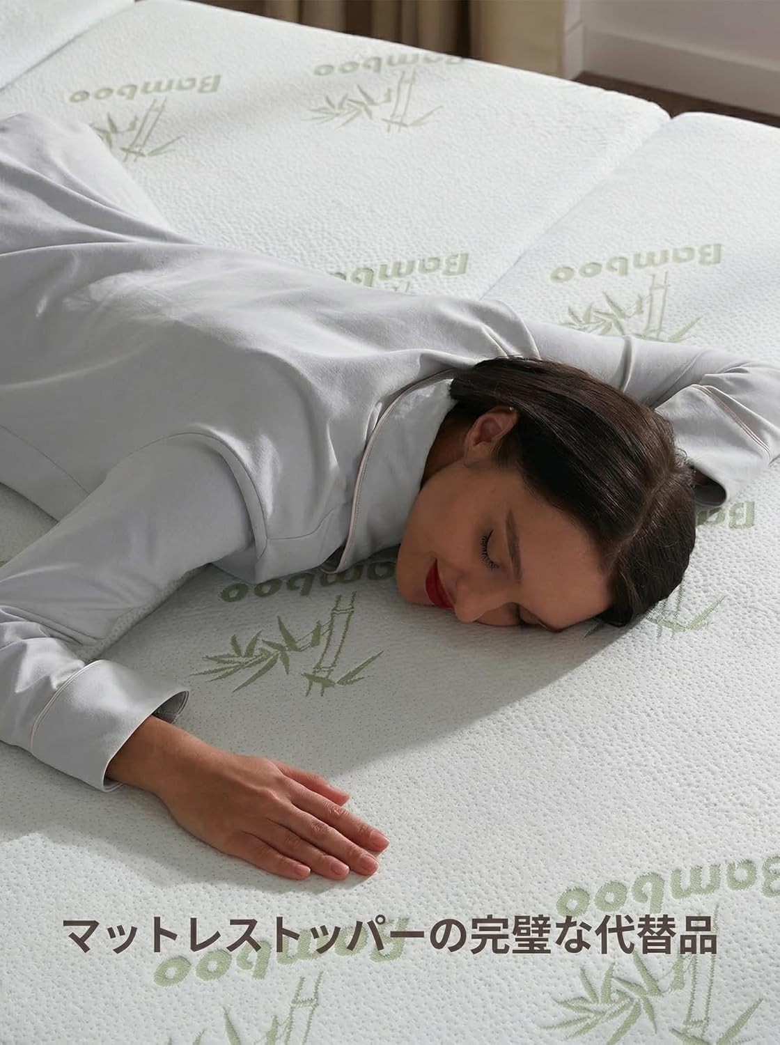 4 Inch Tri-Folding Memory Foam Mattress with Storage Bag, Queen Size 75″x58″