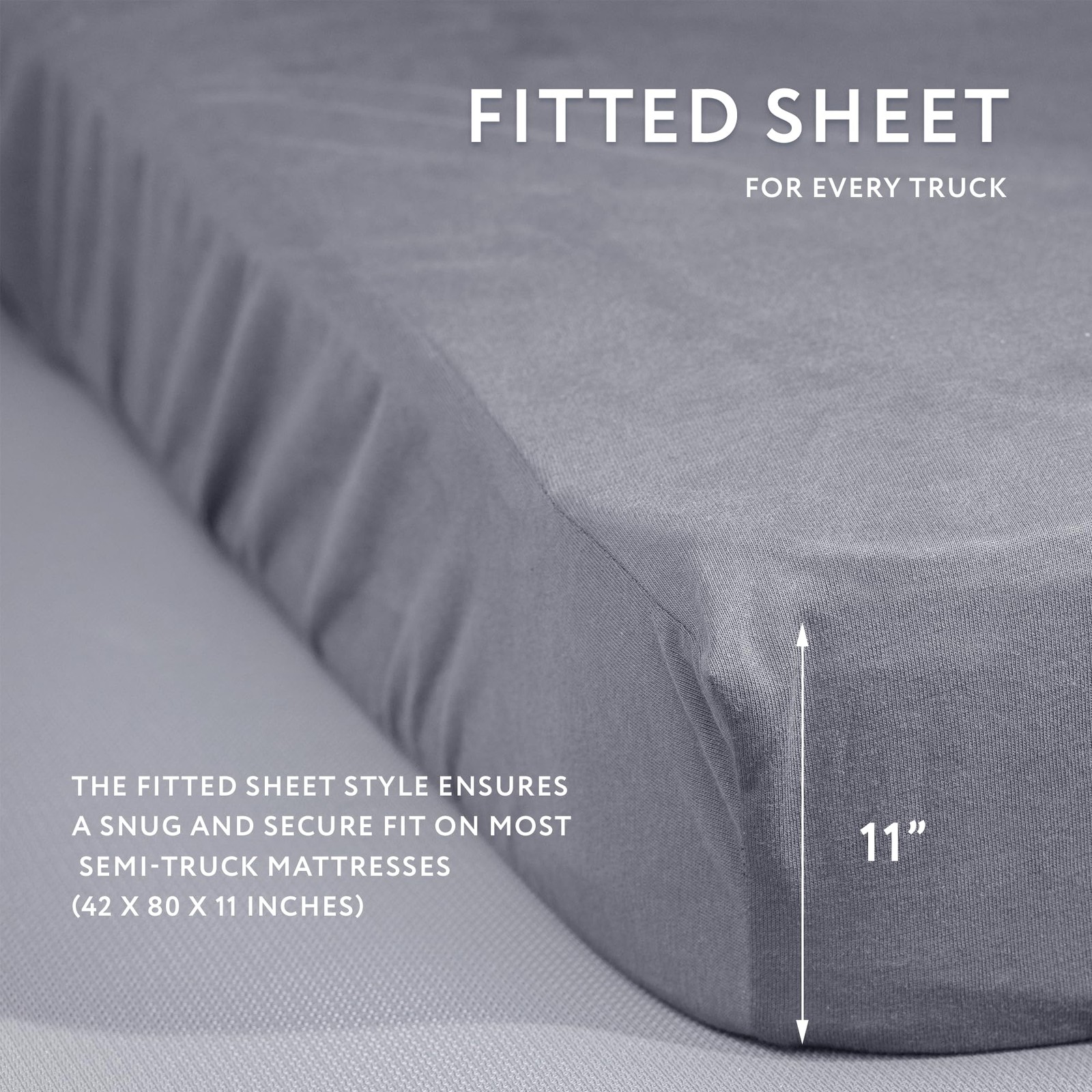Twin/Twin XL Waterproof Mattress Protector with Twin straps, Gray