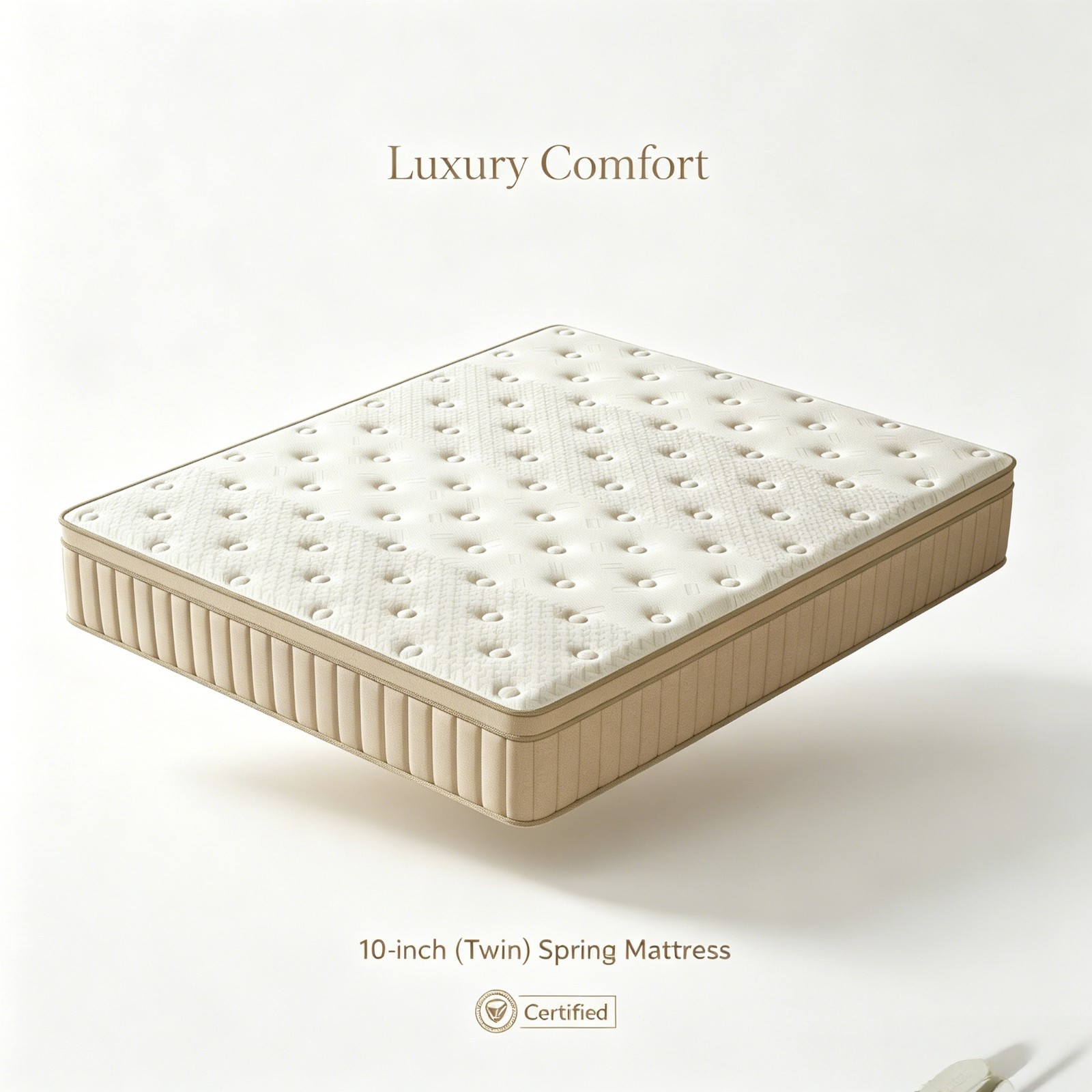 10inch Premium Gel Memory Foam Mattress Hybrid Spring Twin Size Bed In A Box