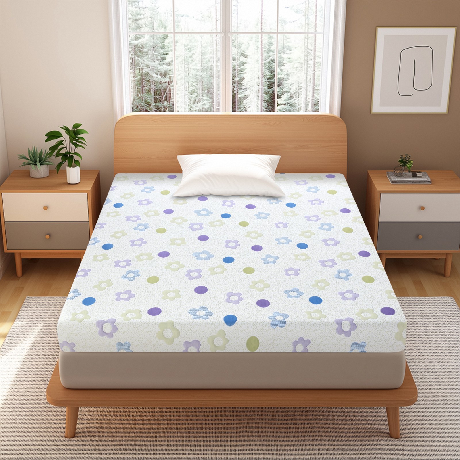 5″ 6″ Gel Memory Foam Medium-Firm Mattress for Pressure Relief & Soundly Sleep
