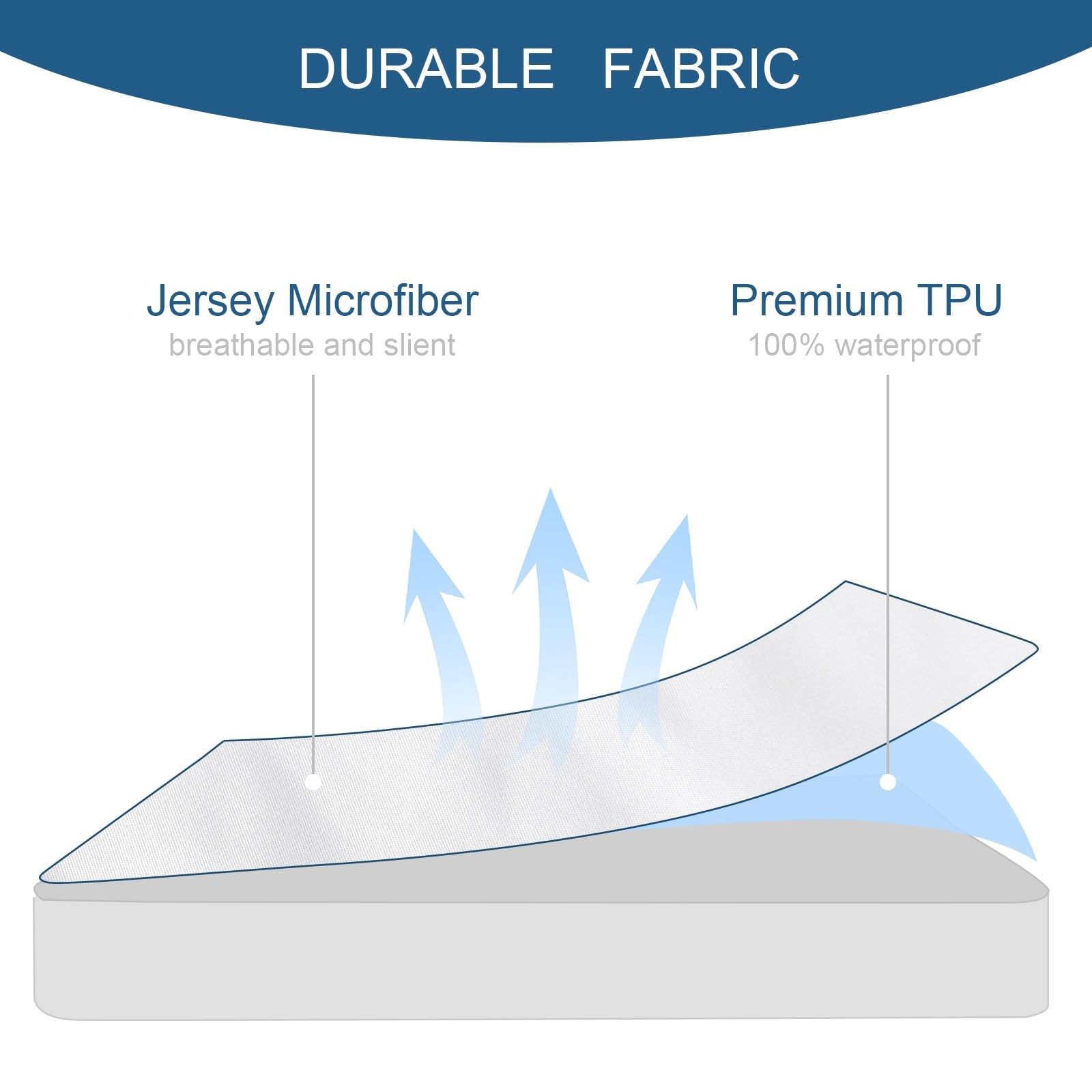 SPRINGSPIRIT Twin Extra Long (XL) Waterproof Mattress XL, White