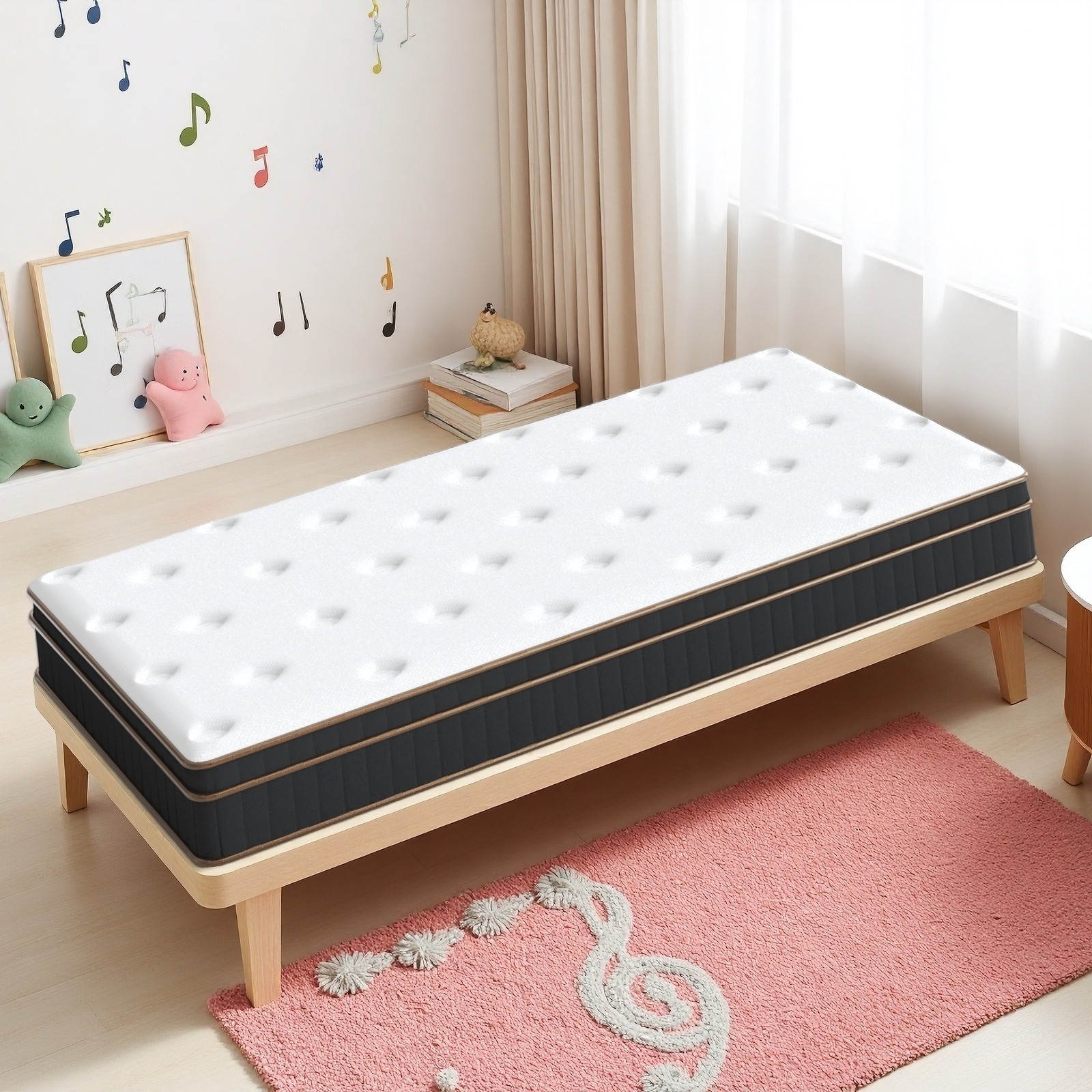 Twin Innerspring Mattress 10″ – Medium Firm Breathable For Dorms Guests
