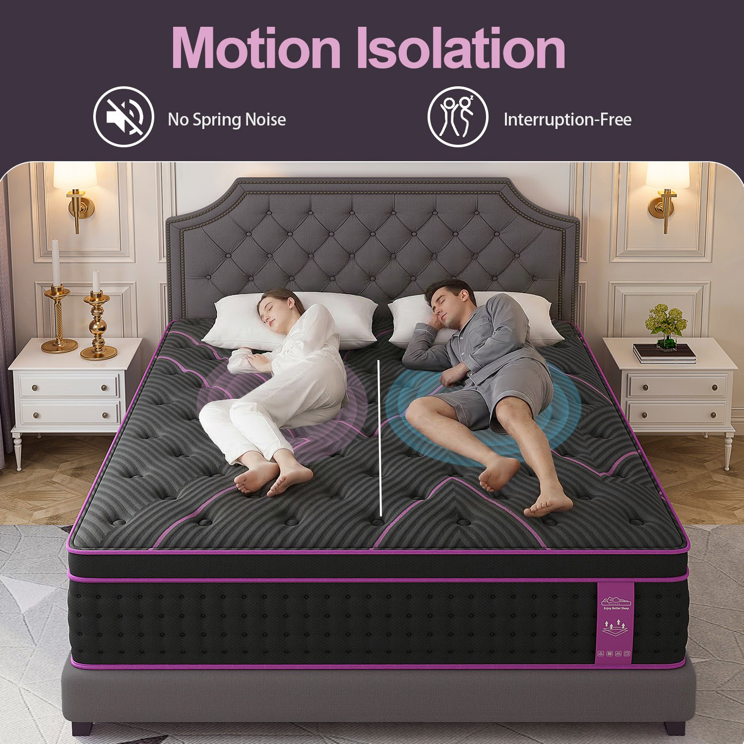 12/14Inch Hybrid Bed Mattress Twin Full Queen King Gel Memory Foam Innerspring