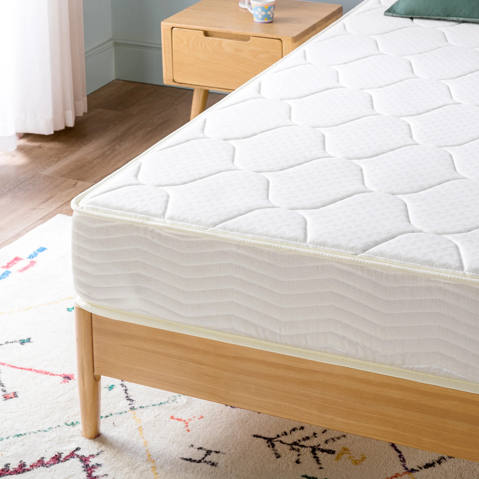 Queen Full Twin Size 8 Inch Mattress Innerspring Quilted Tight Sleep