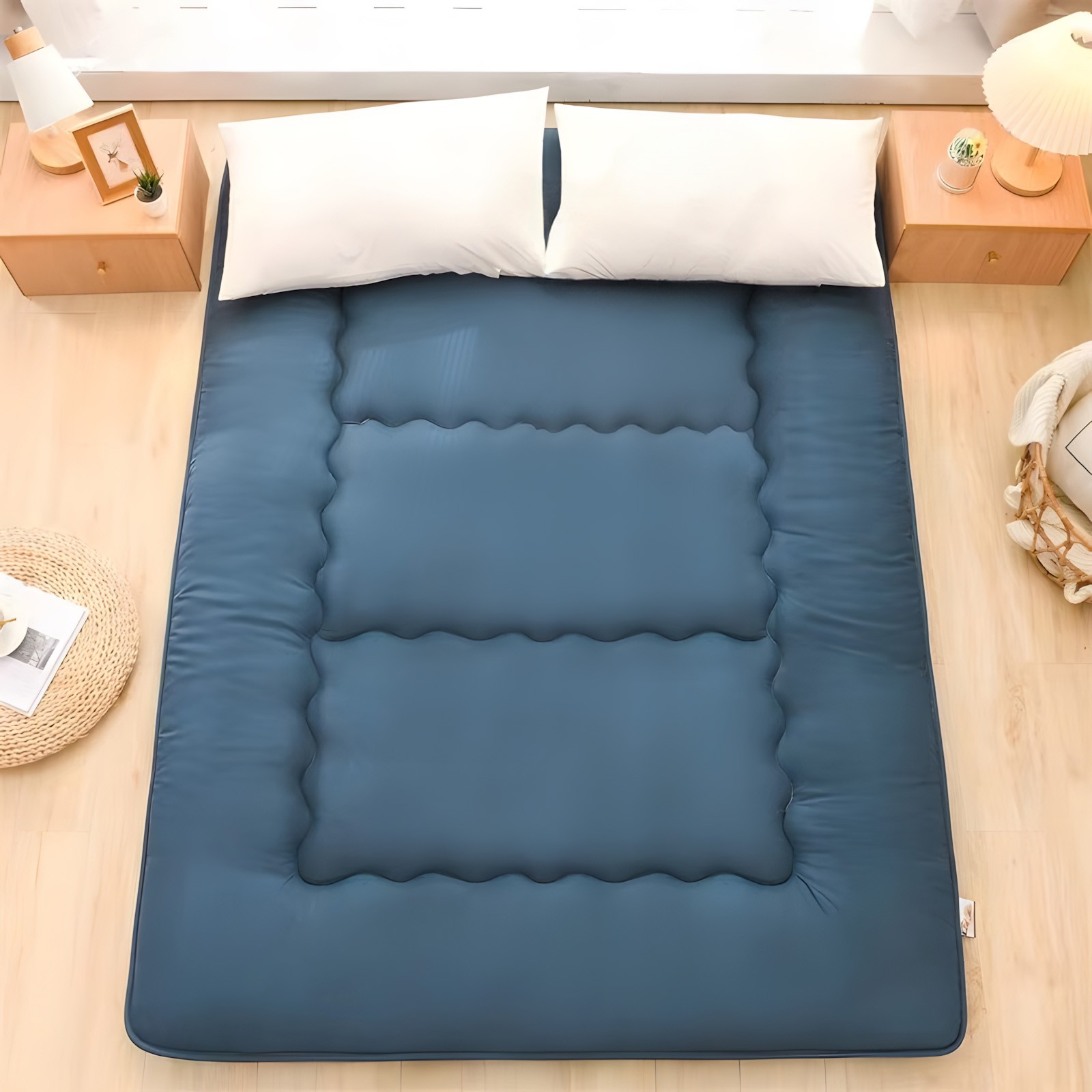 Japanese Sleeping Floor Mattress Foldable Roll Up Futon Tatami Mat for RV Home