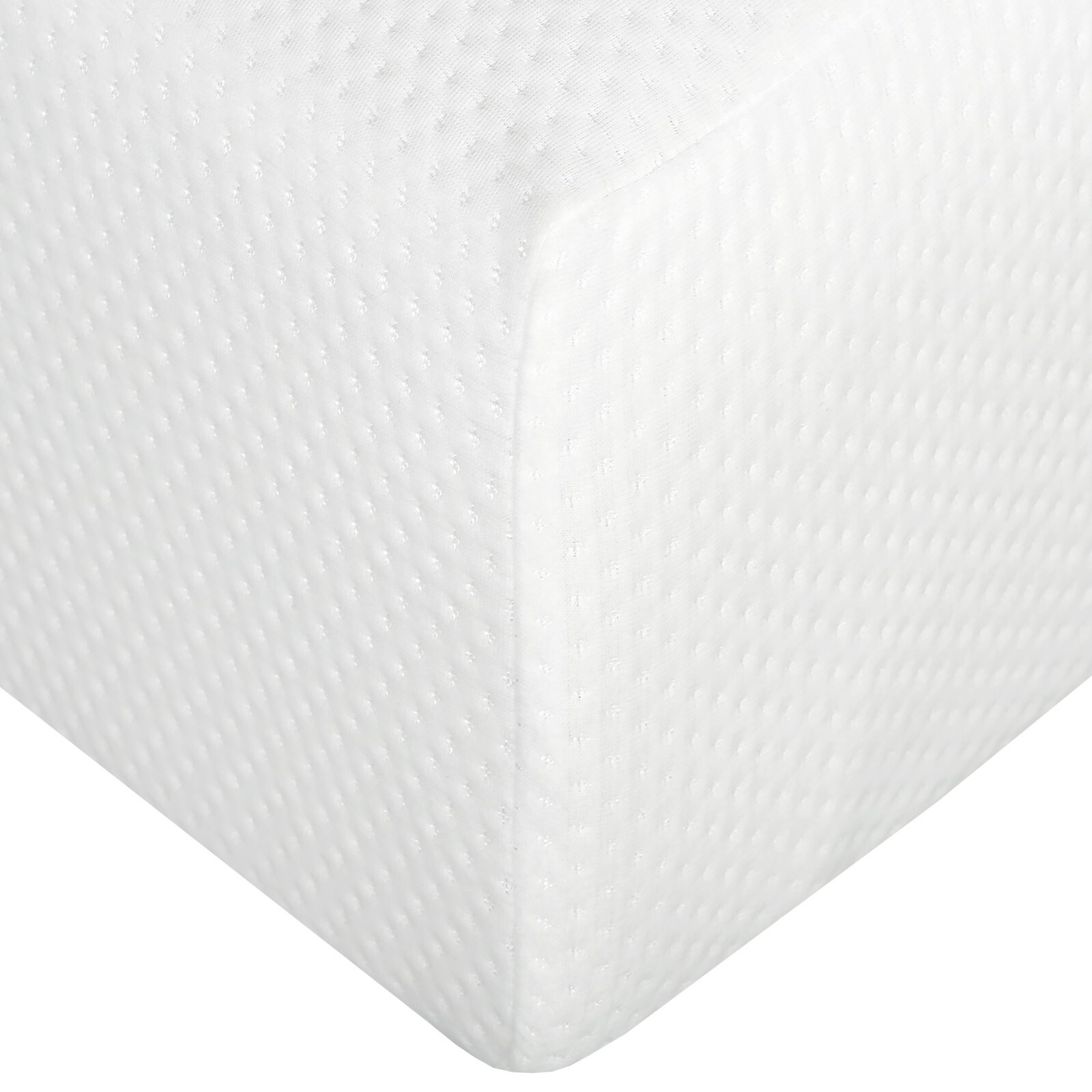 Plush 10 in. Queen Size Gel Memory Foam Mattress Bed in a Box, White