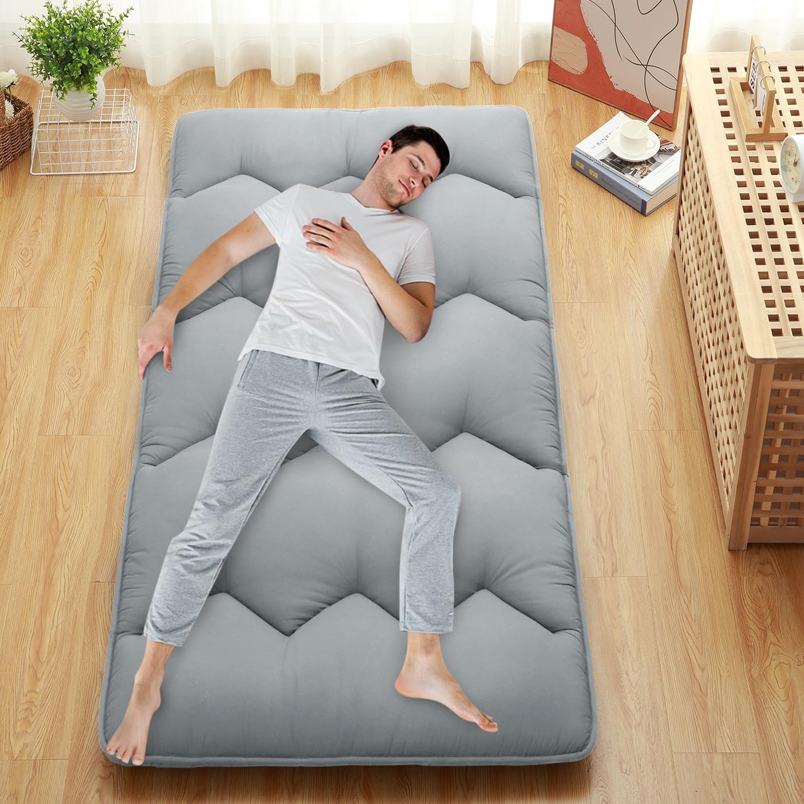 Japanese Futon Mattress Twin/Full/Queen Foldable Japanese Futon Floor Mattress