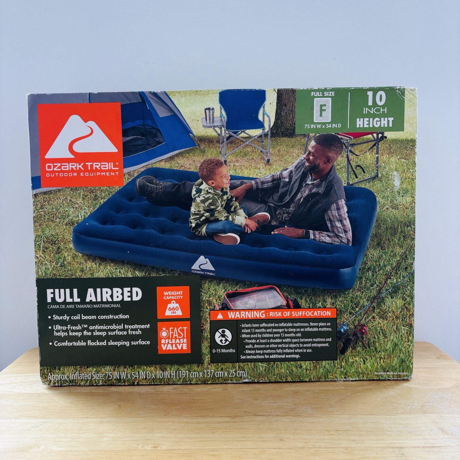Ozark Trail Air Mattress King Airbed 10″ 80″ X 76″ NEW SEALED