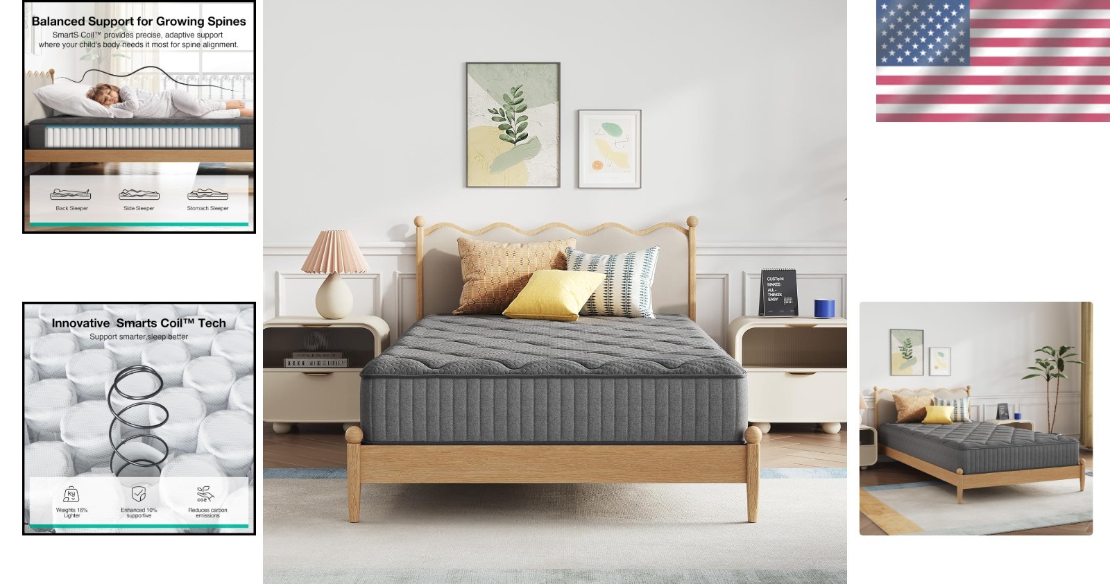 8 Inch Twin Mattress with Breathable Cover – CertiPUR-Certified Comfort Solution