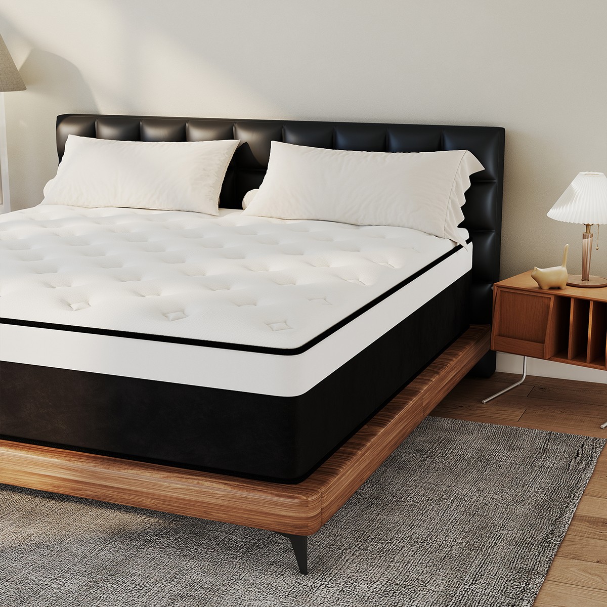 10/12/14 Inch Gel Memory Foam Hybrid Spring Mattress in Box Twin Full Queen King