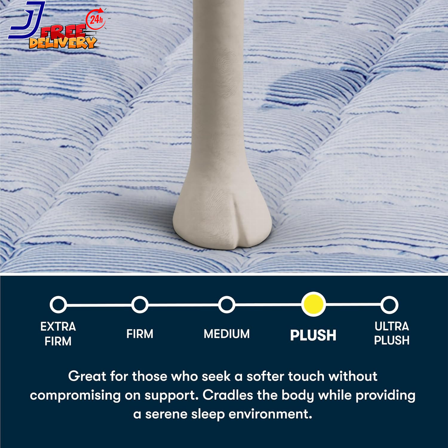 Five Star Mattress Tranquility 16″ Plush Pillow Top King Mattress Cooling Comfor