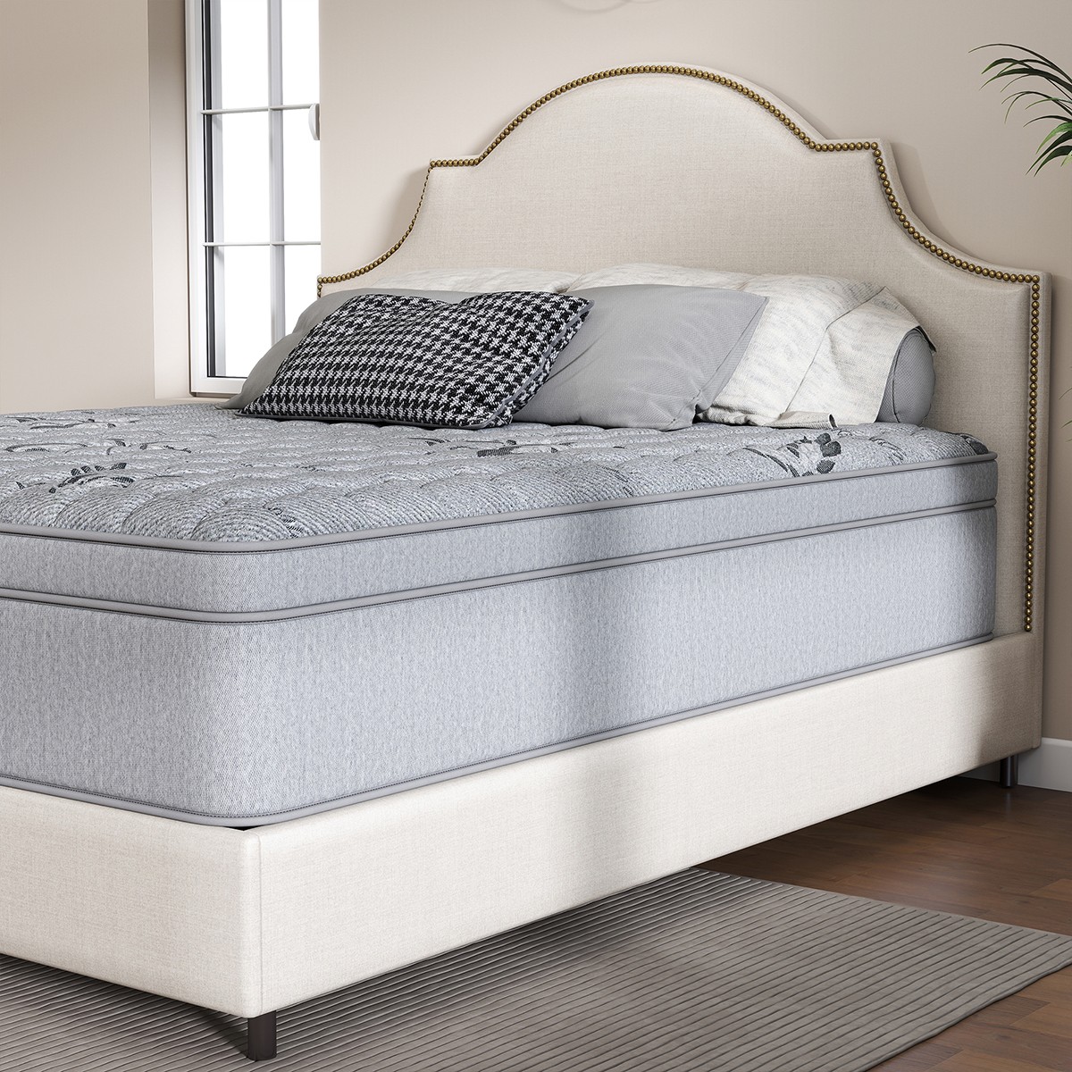 12″ 14″ Gel Memory Foam Mattress Hybrid Spring Twin Full Queen King In A Box